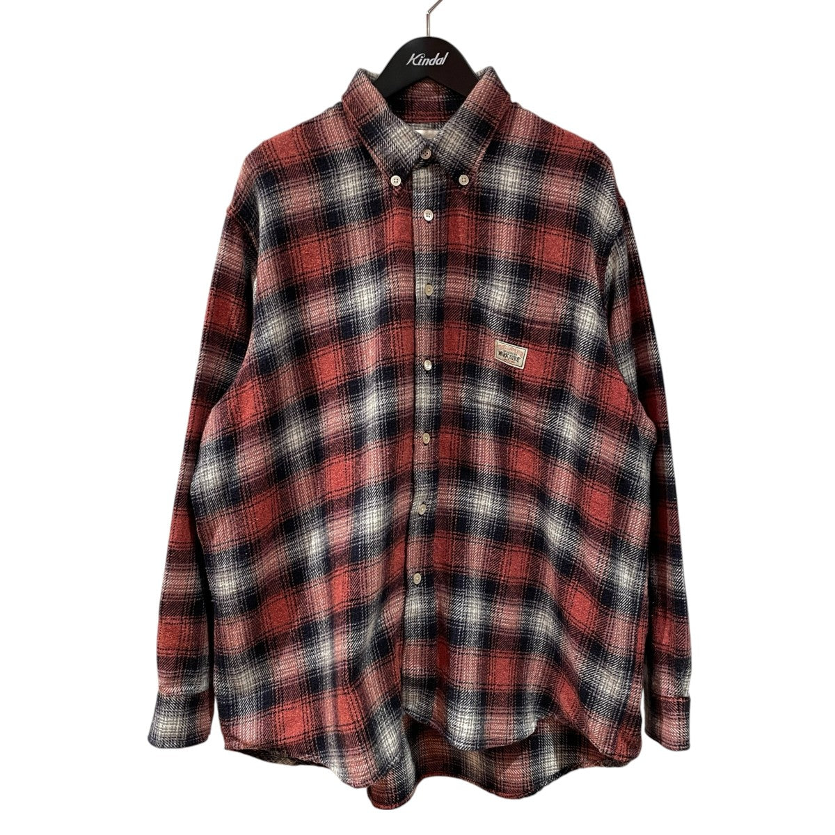 stussy×OUR LEGACY WORK SHOP SHIRTネルシャツWS4232WRA 古着・中古-1枚目のアイテム画像