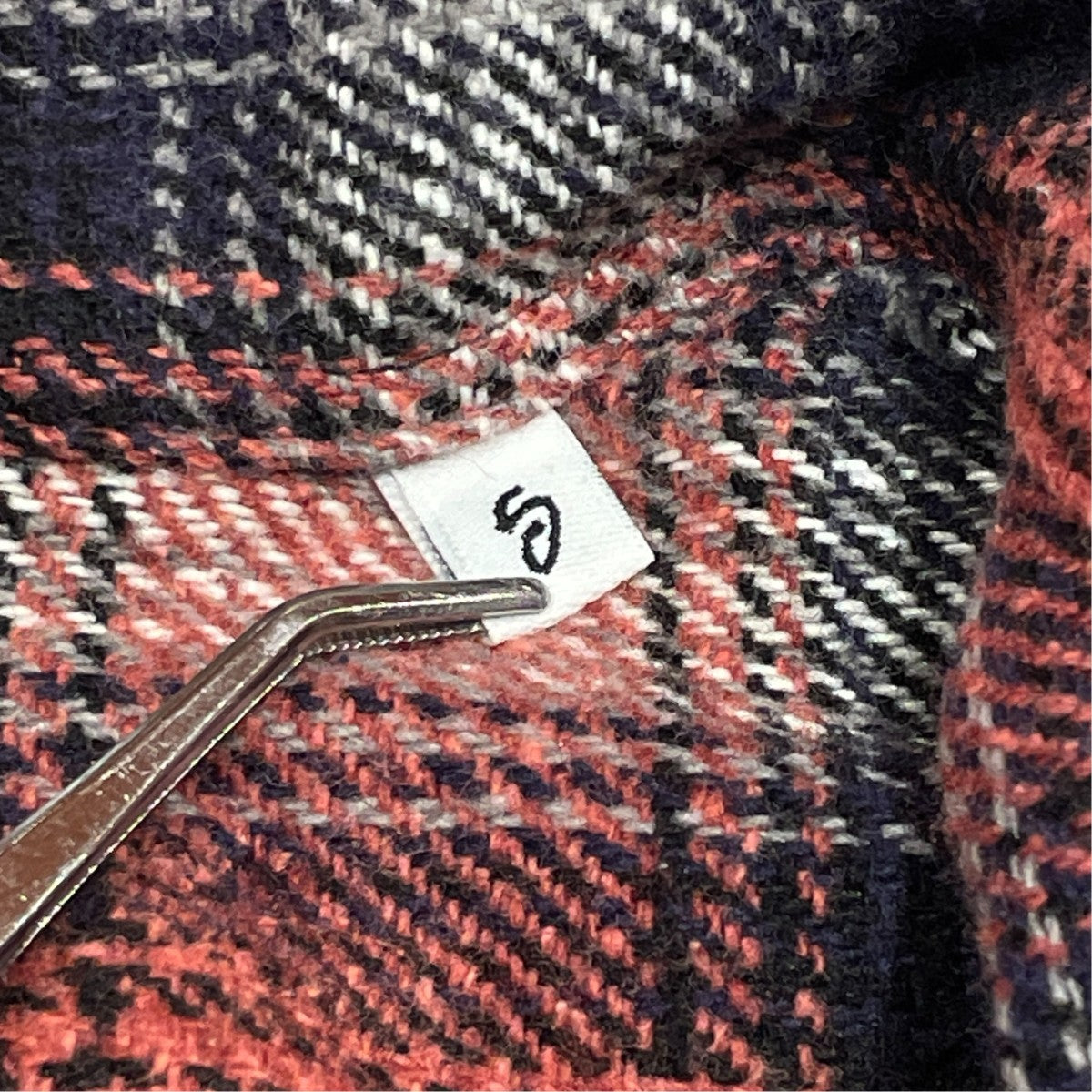 stussy×OUR LEGACY WORK SHOP SHIRTネルシャツWS4232WRA 古着・中古-7枚目のアイテム画像
