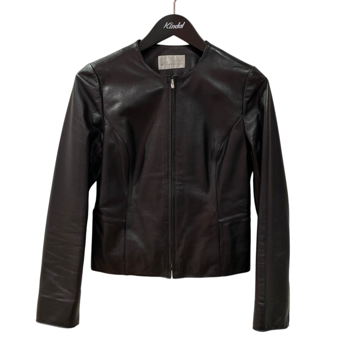 M-PREMIER COUTURE JACKETノーカラージャケットF137 002 古着・中古-1枚目のアイテム画像