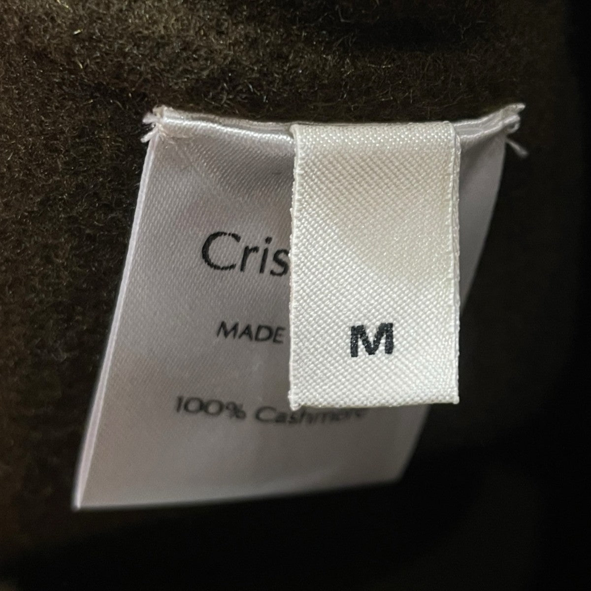 Cristaseya スカーフコートカシミヤコート 古着・中古-5枚目のアイテム画像