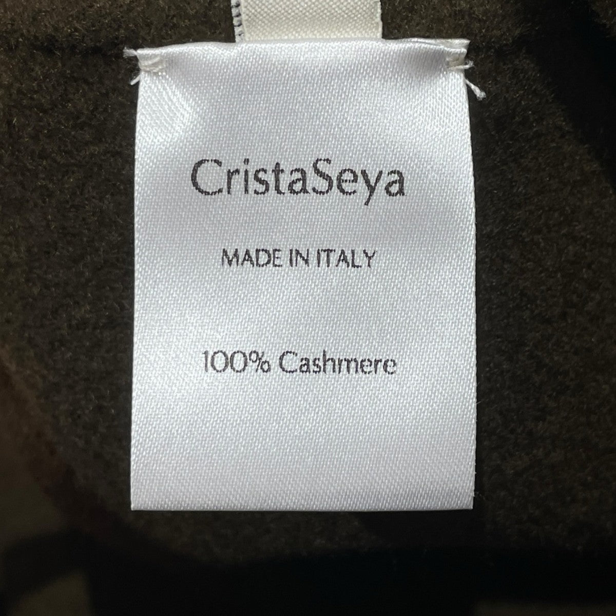 Cristaseya スカーフコートカシミヤコート 古着・中古-6枚目のアイテム画像