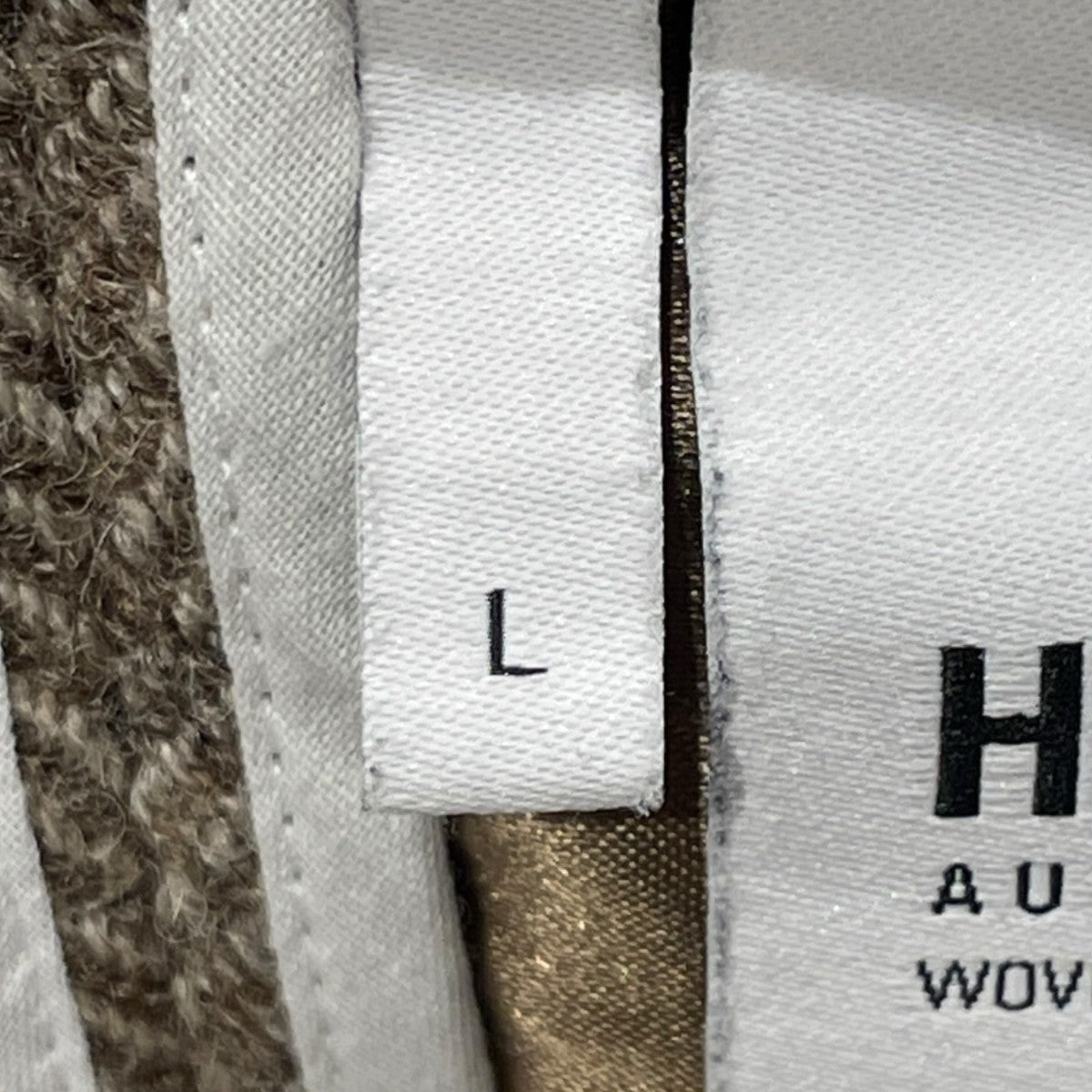 Hed Mayner ヘリンボーンウールパンツ 古着・中古-7枚目のアイテム画像