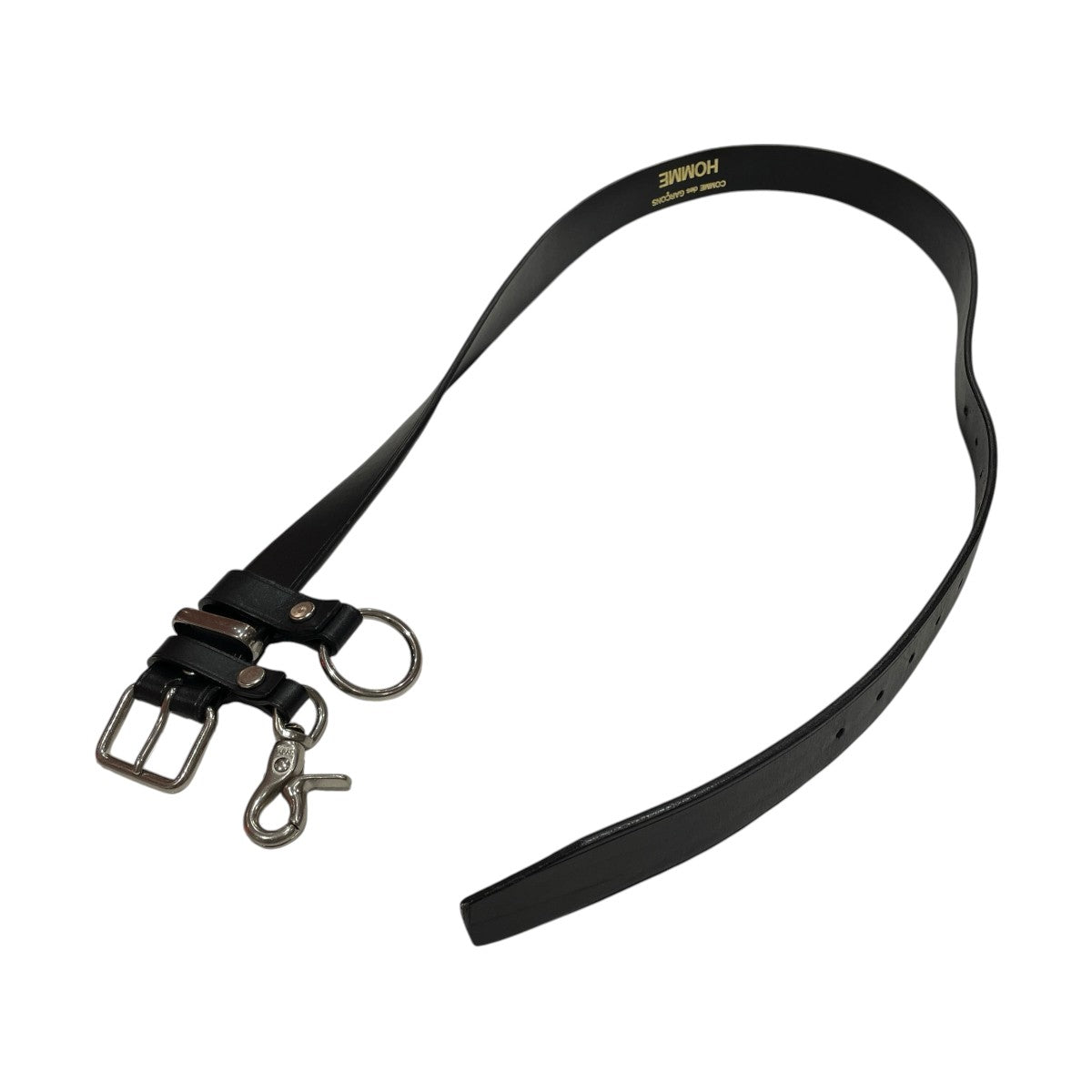 COMME des GARCONS HOMME ステアオイルスムースベルトレザーベルトHP-K301 古着・中古-2枚目のアイテム画像