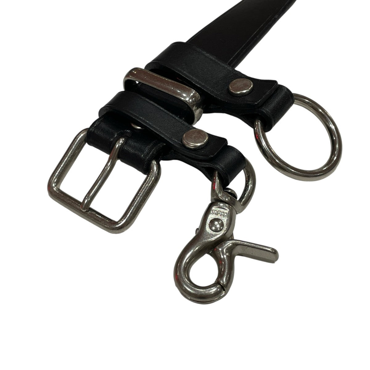 COMME des GARCONS HOMME ステアオイルスムースベルトレザーベルトHP-K301 古着・中古-3枚目のアイテム画像