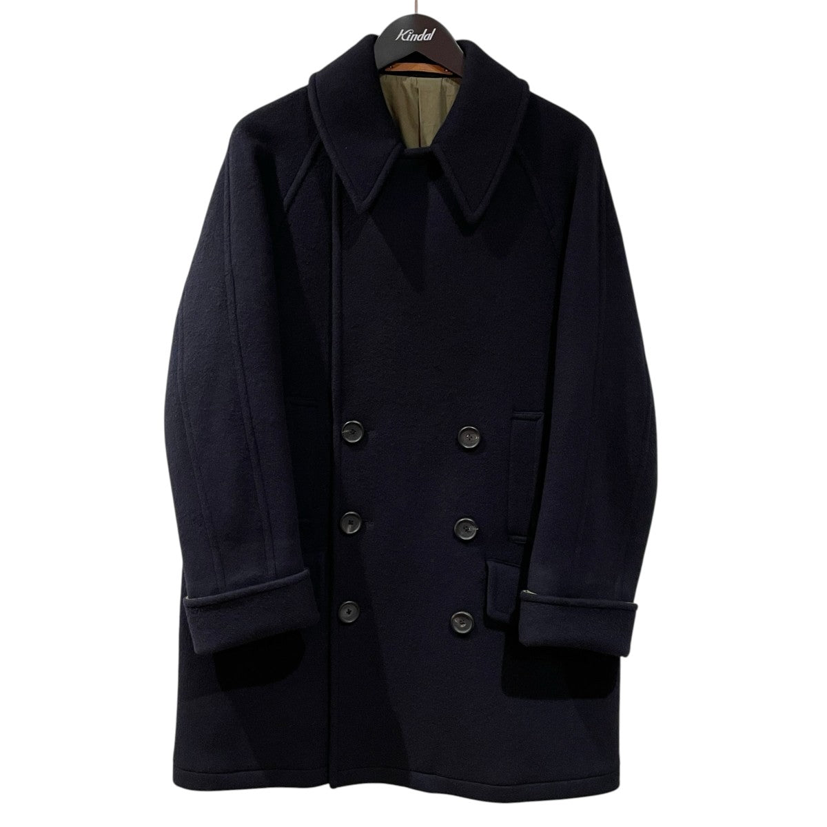 SCYE Wool and Cashmere Melton Cape Coatステンカラーコート1220-73092 古着・中古-1枚目のアイテム画像
