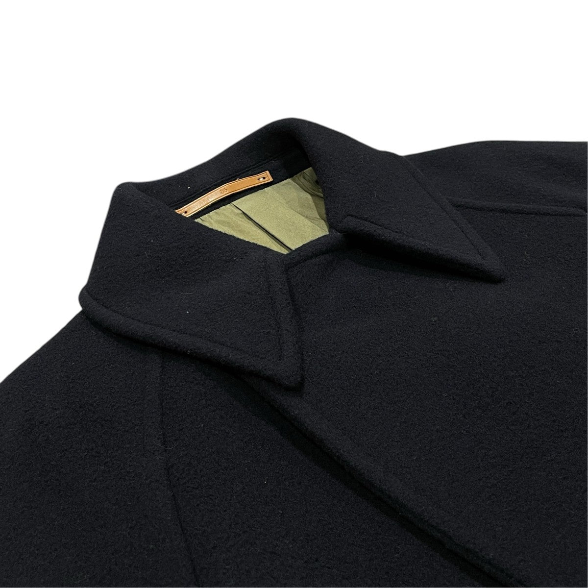 SCYE Wool and Cashmere Melton Cape Coatステンカラーコート1220-73092 古着・中古-3枚目のアイテム画像