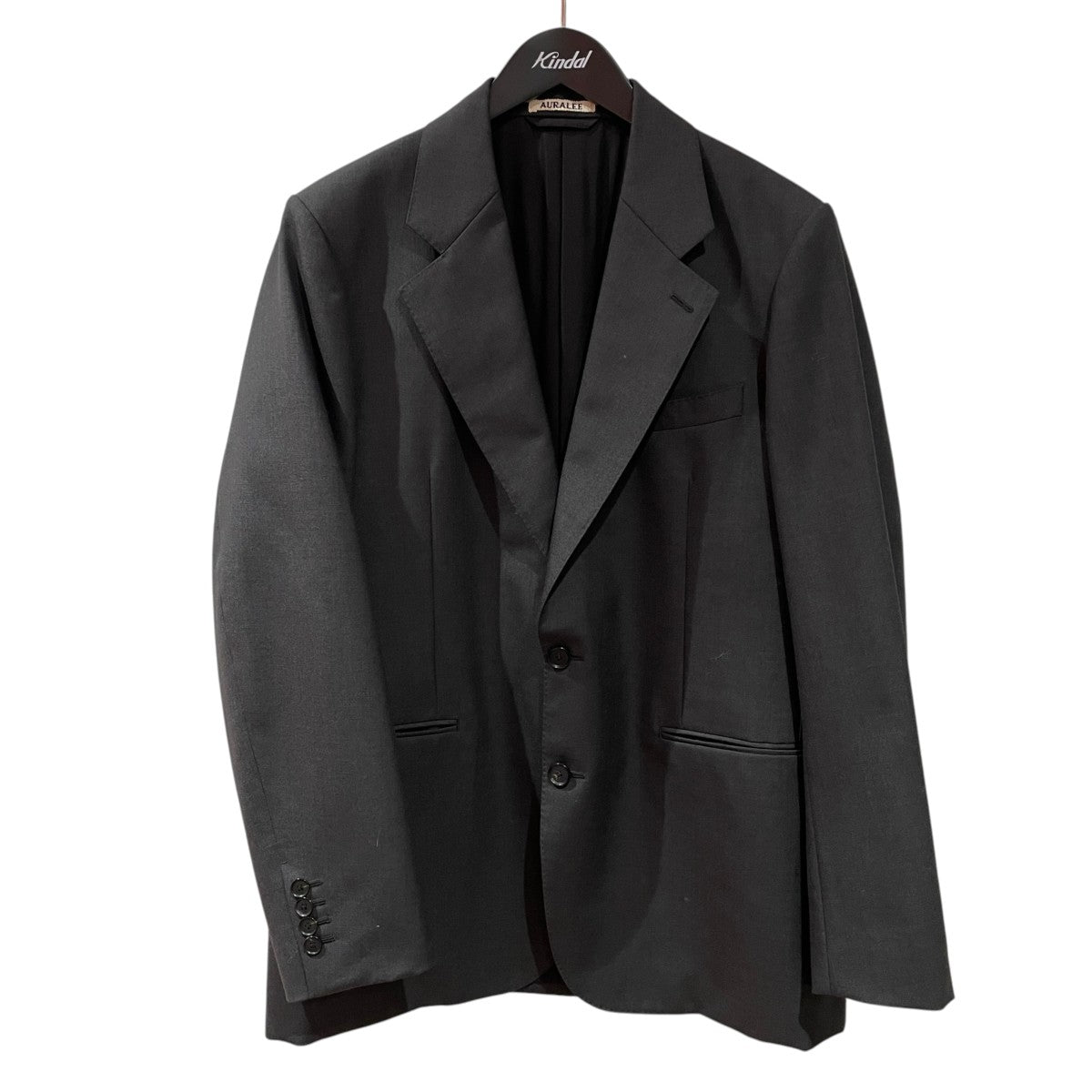 AURALEE BLUEFACED WOOL JACKETテーラードジャケットA20AJ018H 古着・中古-1枚目のアイテム画像