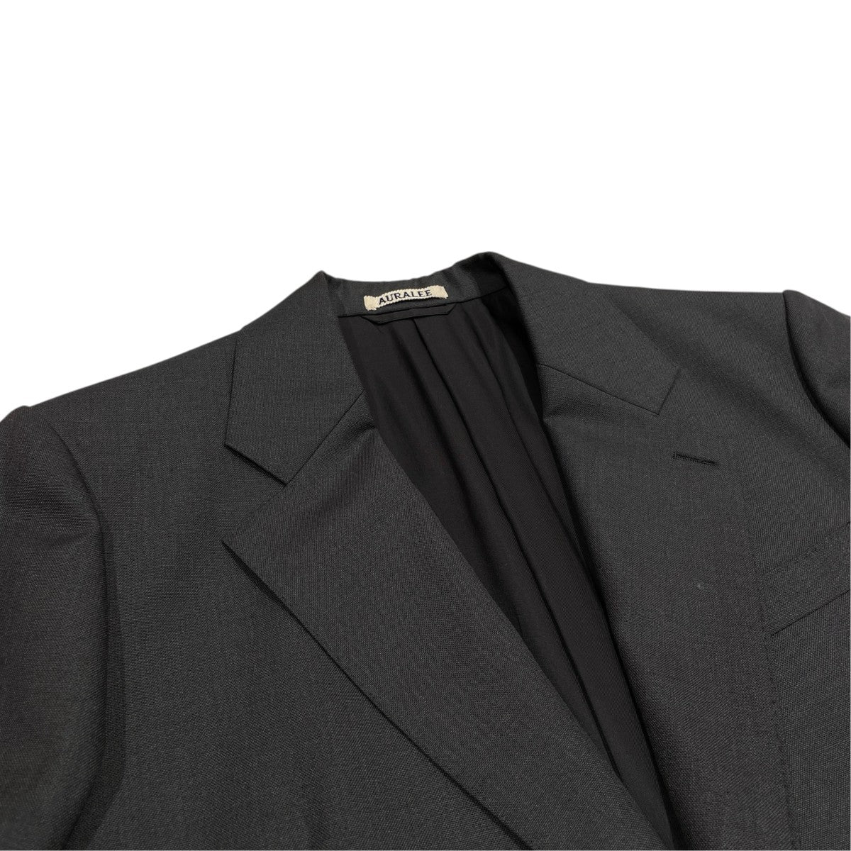 AURALEE BLUEFACED WOOL JACKETテーラードジャケットA20AJ018H 古着・中古-3枚目のアイテム画像