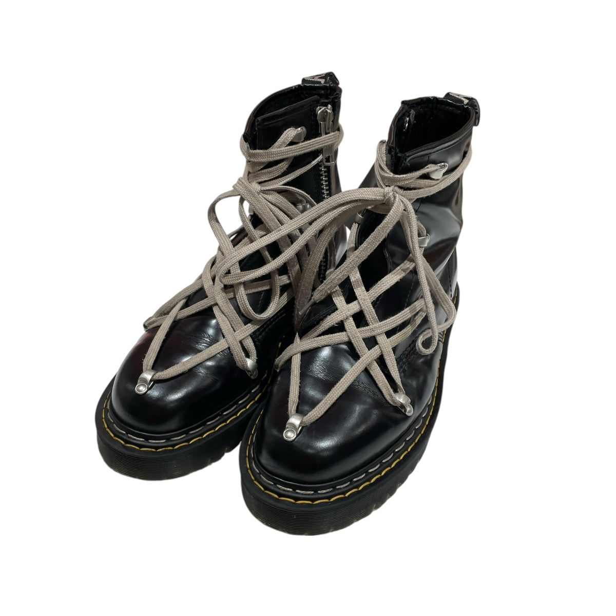 Dr．Martens×RICK OWENS 1460 BEX DR ROサイドジップブーツ 古着・中古-1枚目のアイテム画像