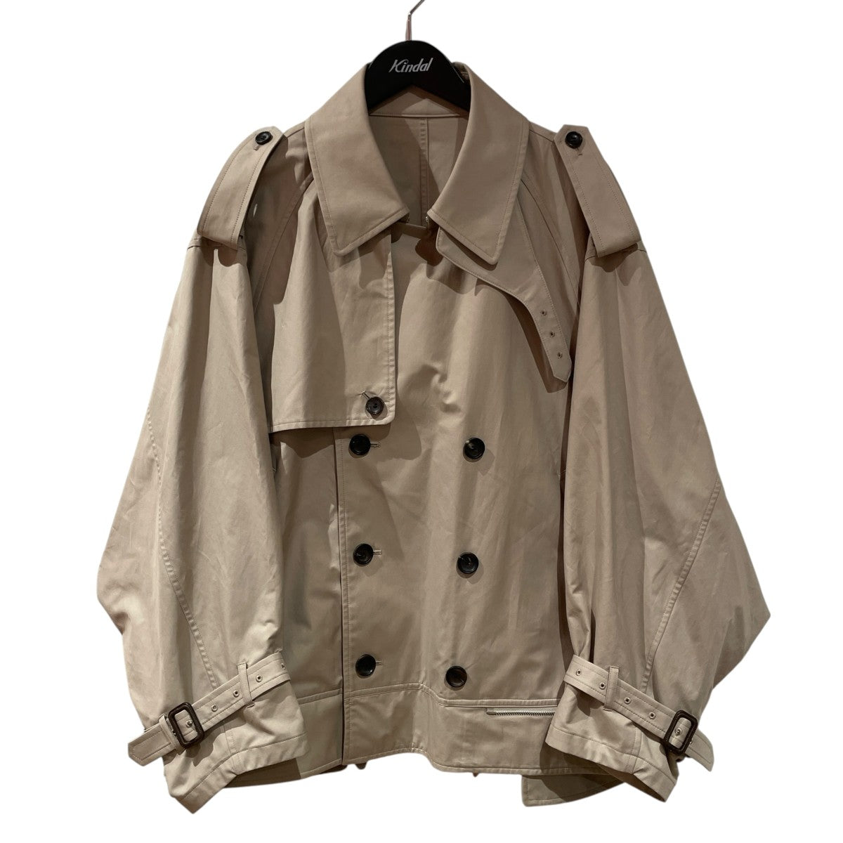 beautiful people double-end technical twill trenchcoatショートトレンチコート1626103009 古着・中古-1枚目のアイテム画像