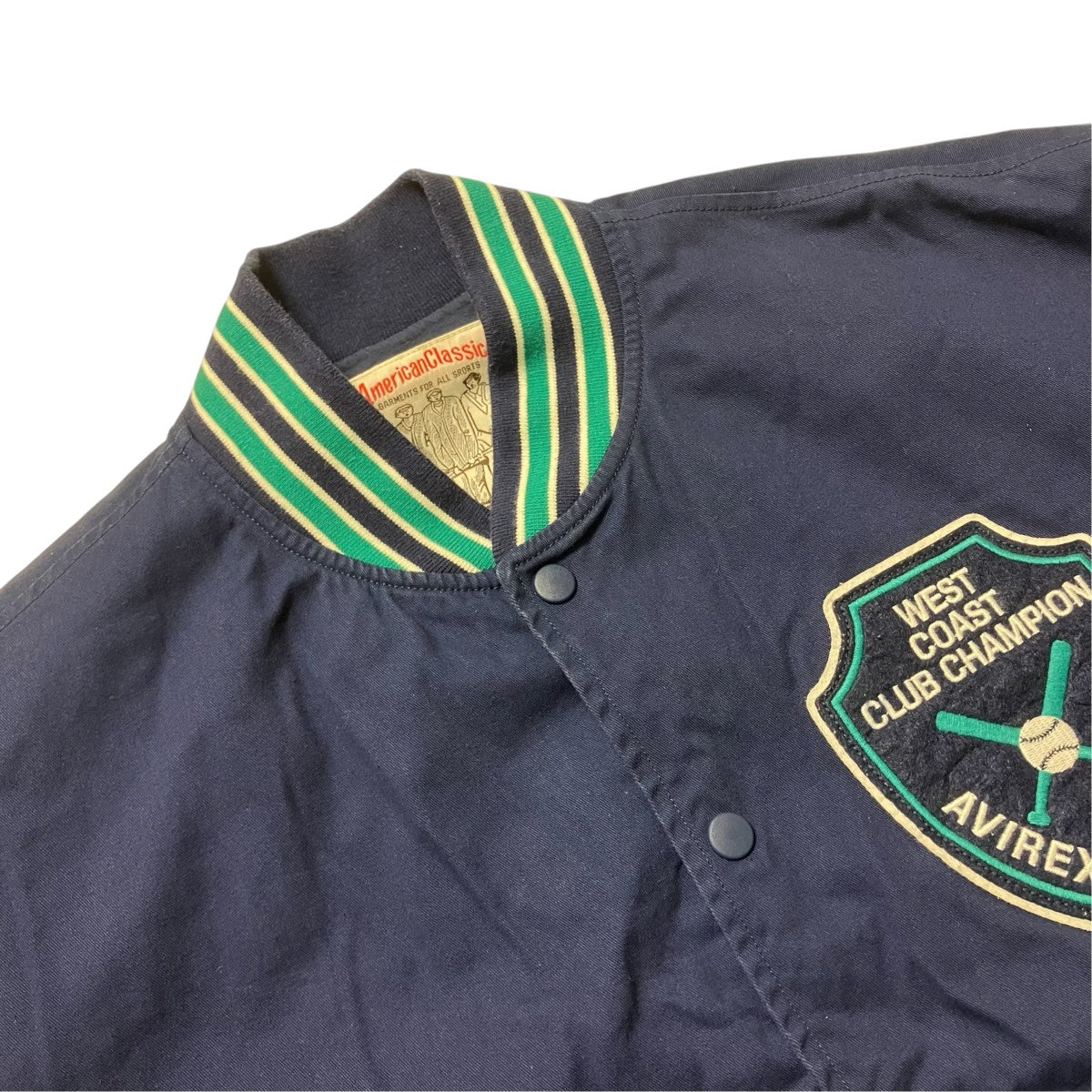 AVIREX LIGHT STADIUM JACKETブルゾン783-3152009 古着・中古-3枚目のアイテム画像