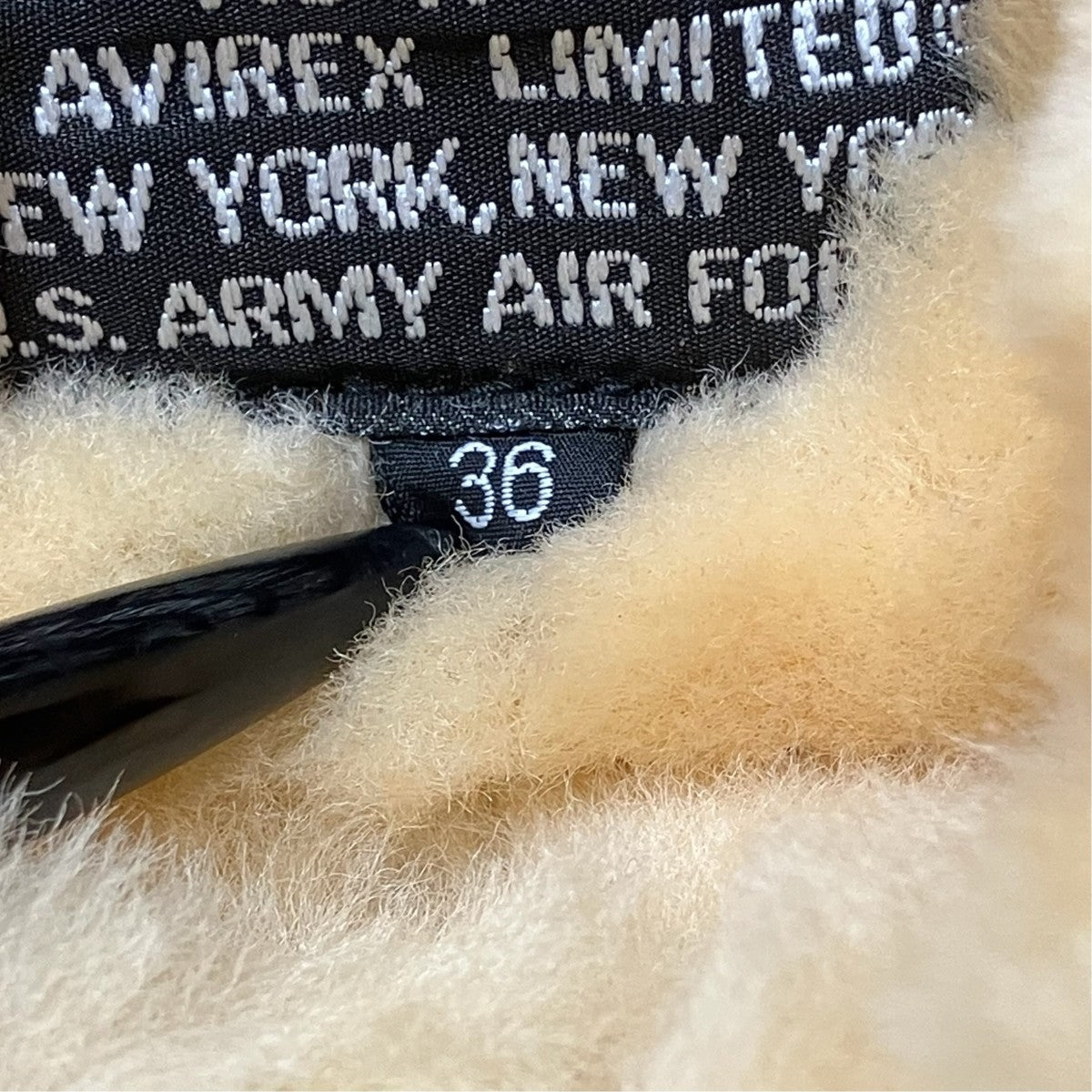 AVIREX B-3 TOP GUNレザージャケット33H5595 古着・中古-7枚目のアイテム画像