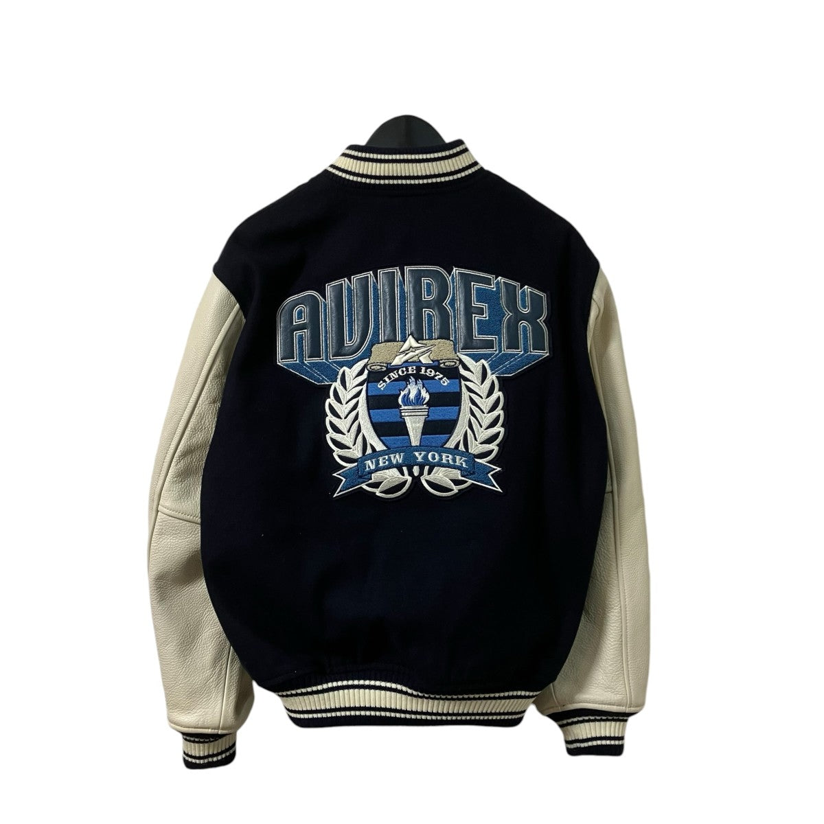AVIREX TORCH ＆ LAUREL VARSITY JACKETスタジャン6122144 古着・中古-2枚目のアイテム画像