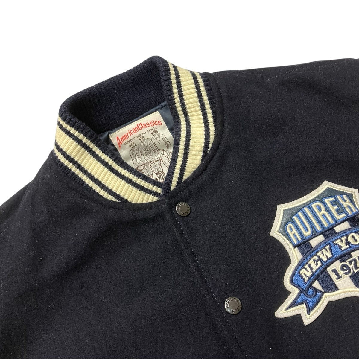 AVIREX TORCH ＆ LAUREL VARSITY JACKETスタジャン6122144 古着・中古-3枚目のアイテム画像