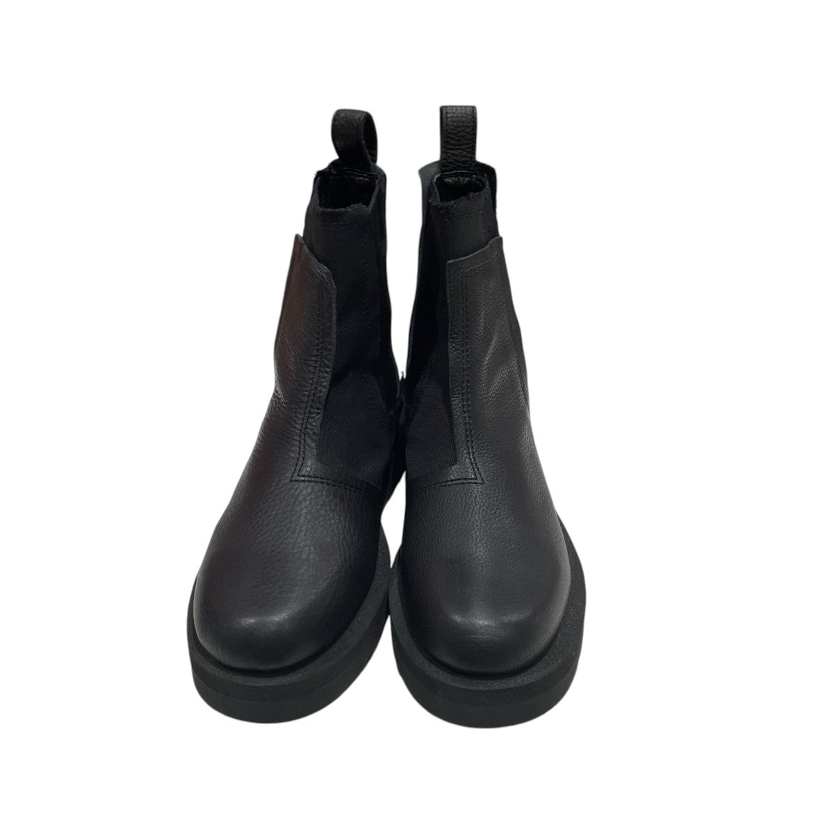 LEATHER COTTON CANVAS COMBINATION BOOTSサイドゴアブーツye e01 899