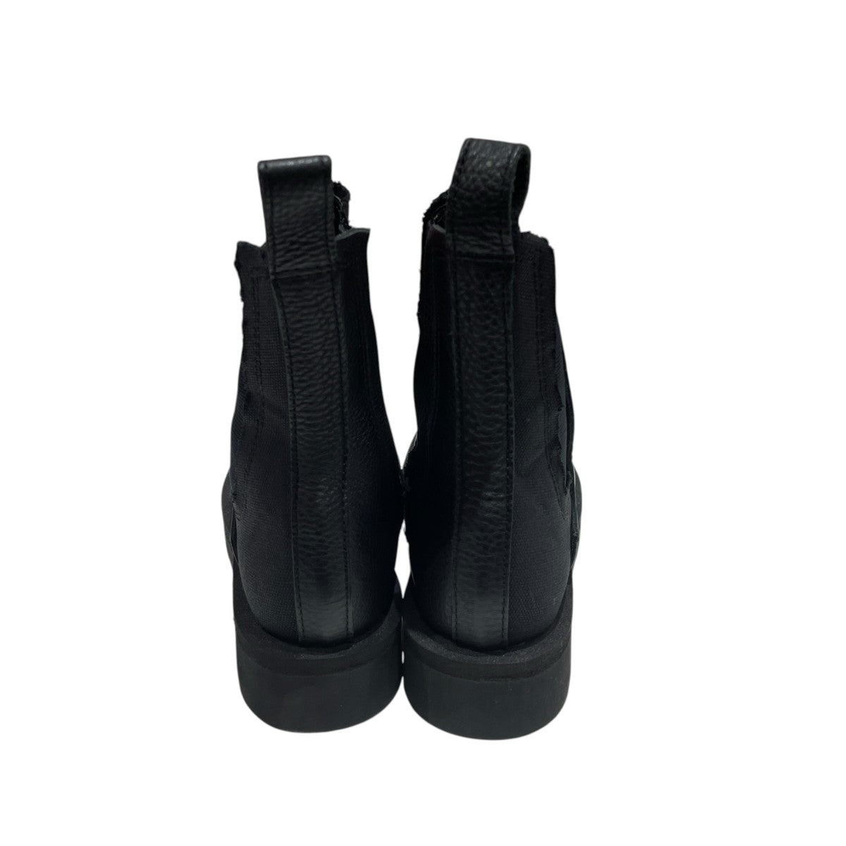 LEATHER COTTON CANVAS COMBINATION BOOTSサイドゴアブーツye e01 899