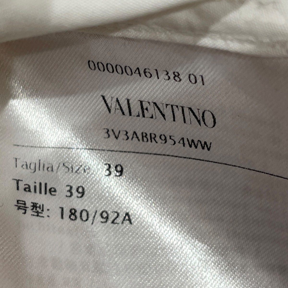 VALENTINO 長袖シャツ3V3ABR954WW 古着・中古-6枚目のアイテム画像