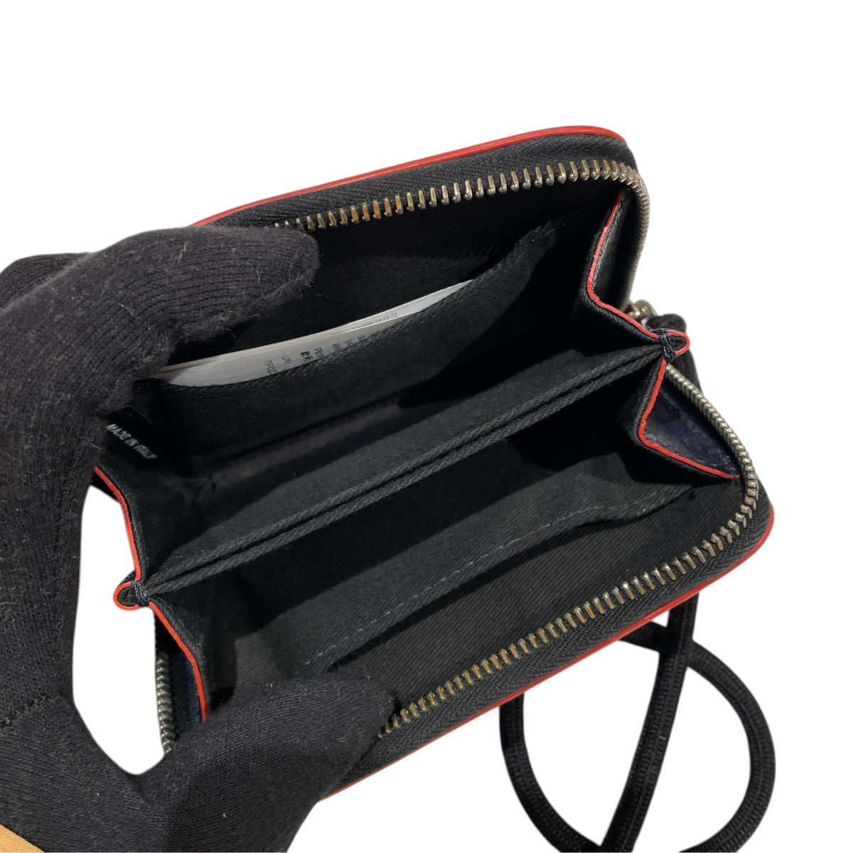 MARNI MUSEO SOFT ZIP-AROUND WALLETコンパクトウォレットPFMI0038U0 古着・中古-4枚目のアイテム画像