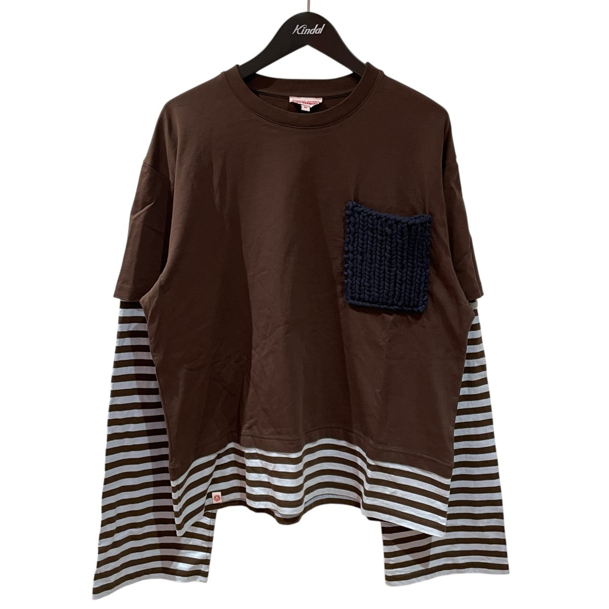 CHARLES JEFFREY LOVERBOY KNIT PATCH 2-IN-1長袖Tシャツ 古着・中古-1枚目のアイテム画像