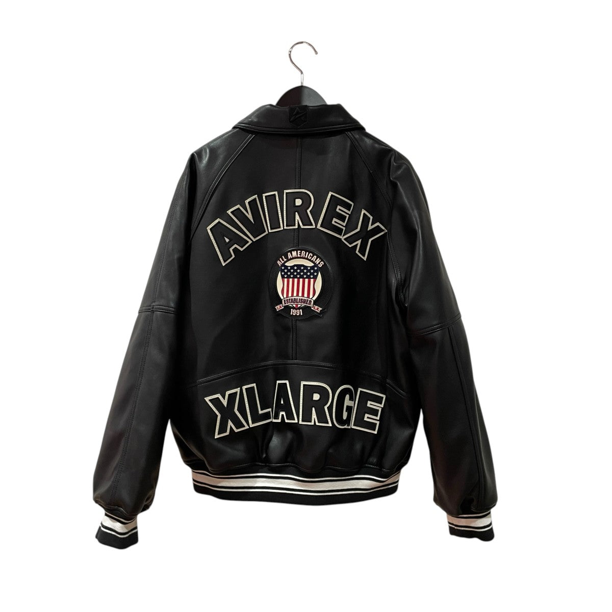 AVIREX×X-LARGE フェイクレザージャケット6122152 古着・中古-2枚目のアイテム画像