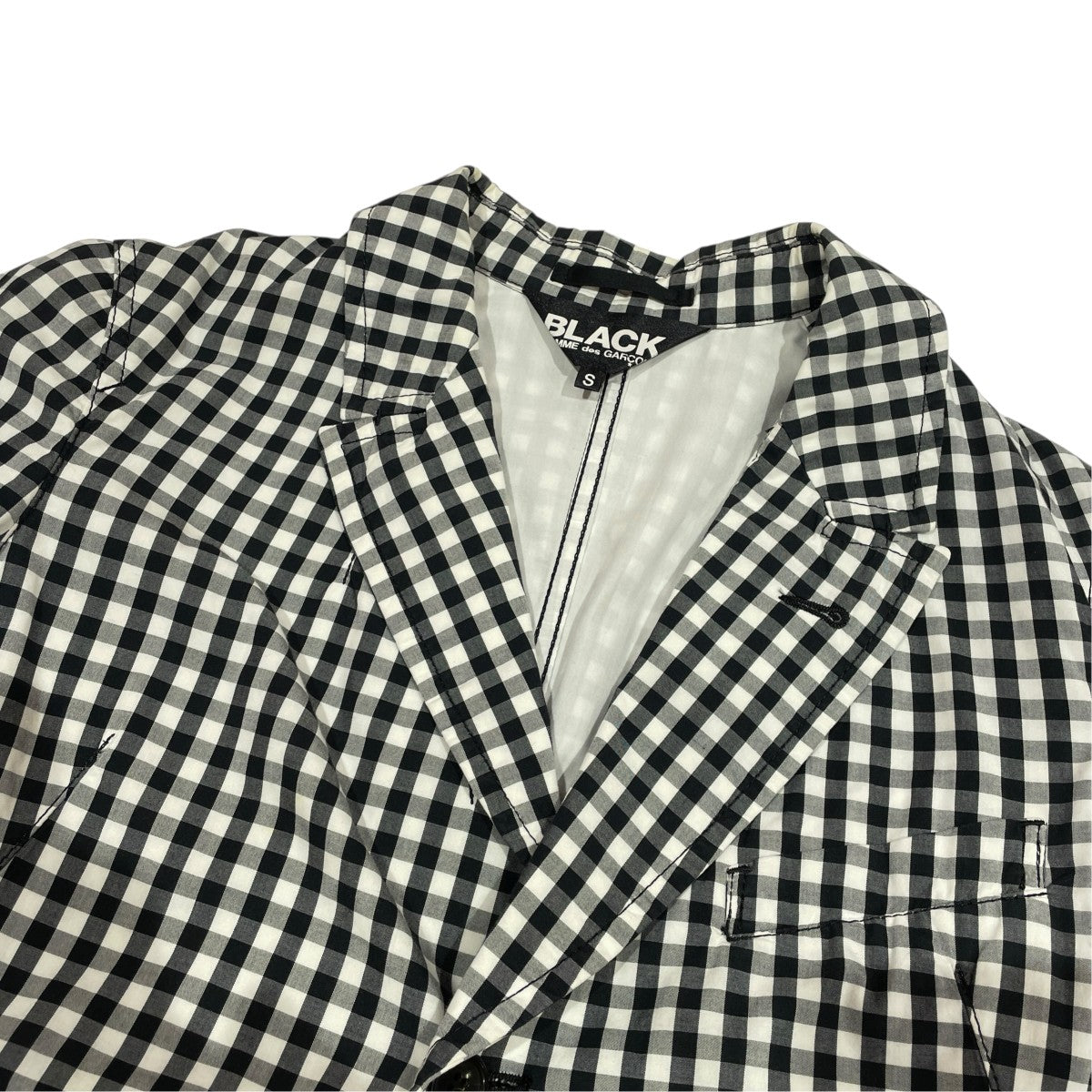 BLACK COMME des GARCONS AD2008テーラードジャケット1C J023 古着・中古-3枚目のアイテム画像