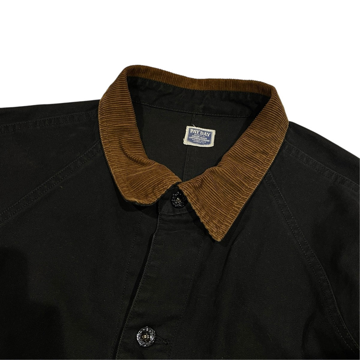 PAY DAY×JOURNAL STANDARD 別注 ショート カバーオールカバーオールPD53-CA-BCJ6 古着・中古-3枚目のアイテム画像
