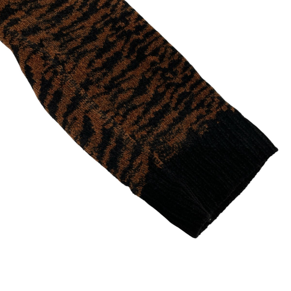 ERNEST W．BAKER Zebra Jacquard Cardiganカーディガン 古着・中古-5枚目のアイテム画像