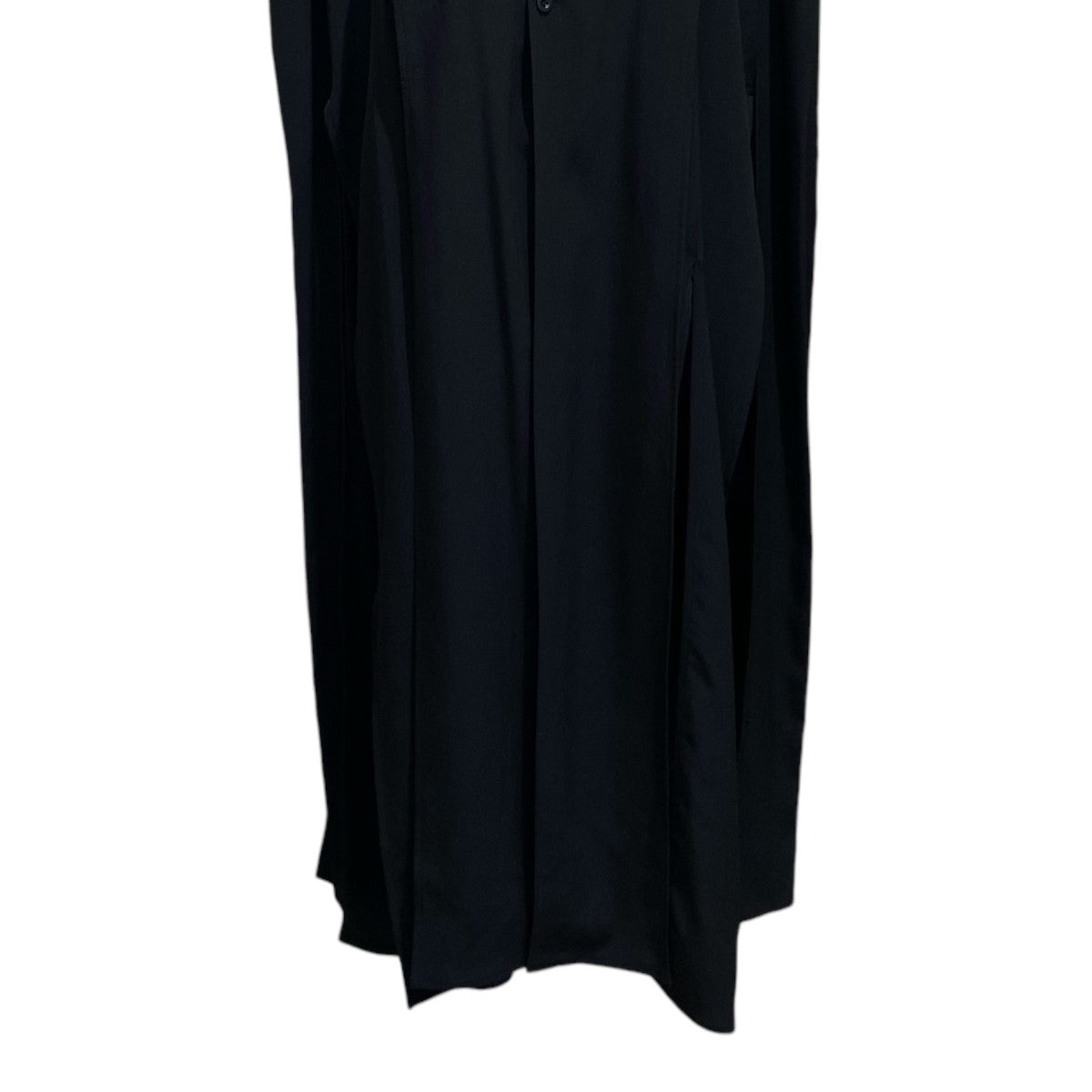 LIMI feu リミフゥ 19SS ロングシャツワンピース ブラック S LIMI feu リミフゥ 19SS オーバーサイズシャツワンピース LH-D10
