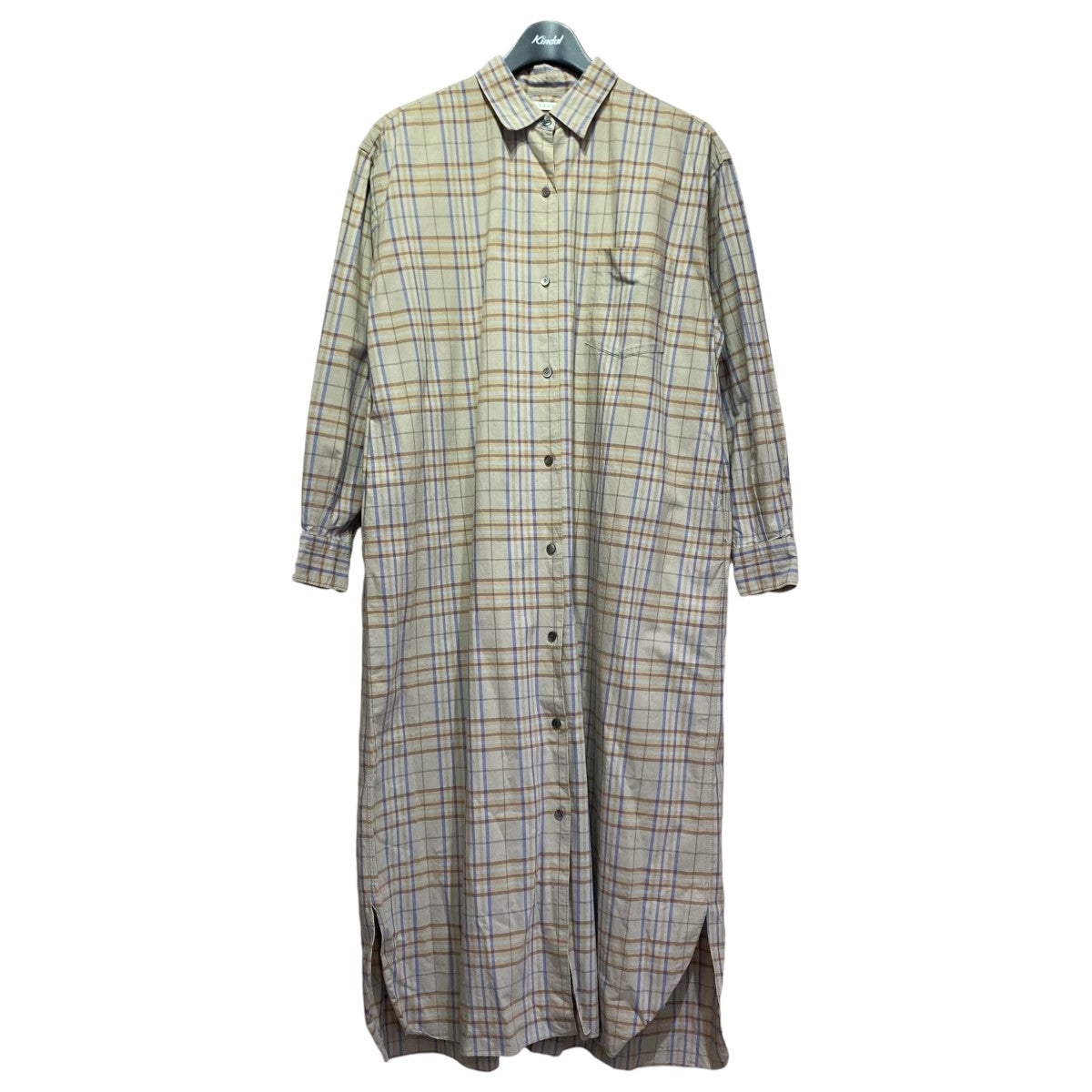 LENO(リノ) BAND COLLAR PULLOVER DRESSシャツワンピースL2201