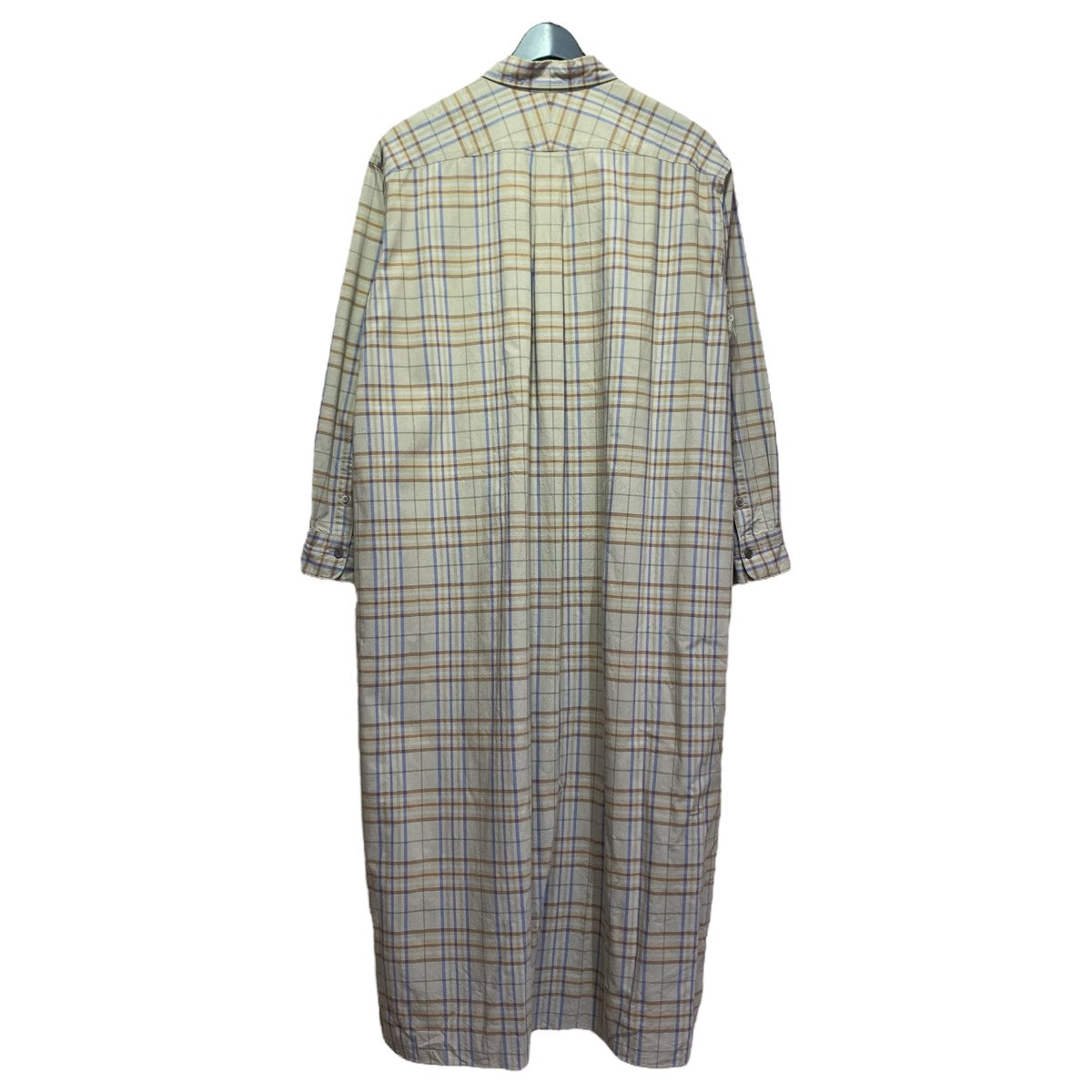 リノBAND COLLAR PULLOVER DRESS ロングシャツワンピース LENO (リノ) BAND COLLAR PULLOVER DRESS / バンドカラープル