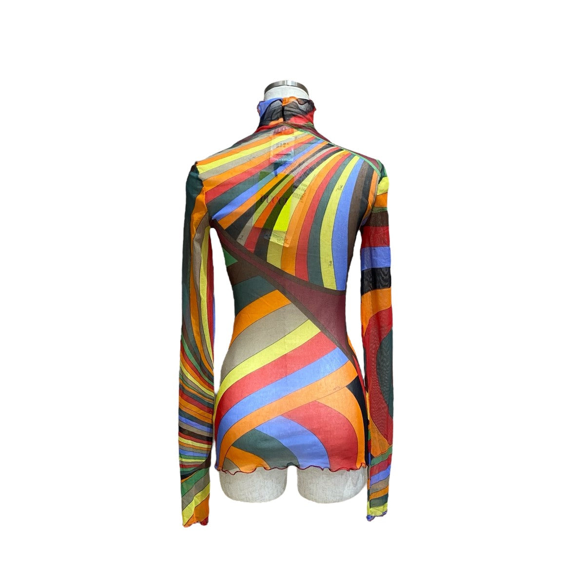 プッチ PUCCI Irideプリントトップ 3UJM16 3U759 マルチカラー サイズ：38 PUCCI(プッチ) Irideプリントトップ3UJM16 3U759 3UJM16 3U759