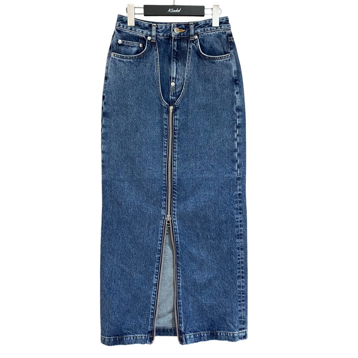 JOHN LAWRENCE SULLIVAN(ジョンローレンスサリバン) WASHED DENIM ZIP LONG SKIRT デニムスカート2C029-0623-40  2C029-0623-40 インディゴ サイズ XS｜【公式】カインドオルオンライン ブランド古着・中古通販【kindal】