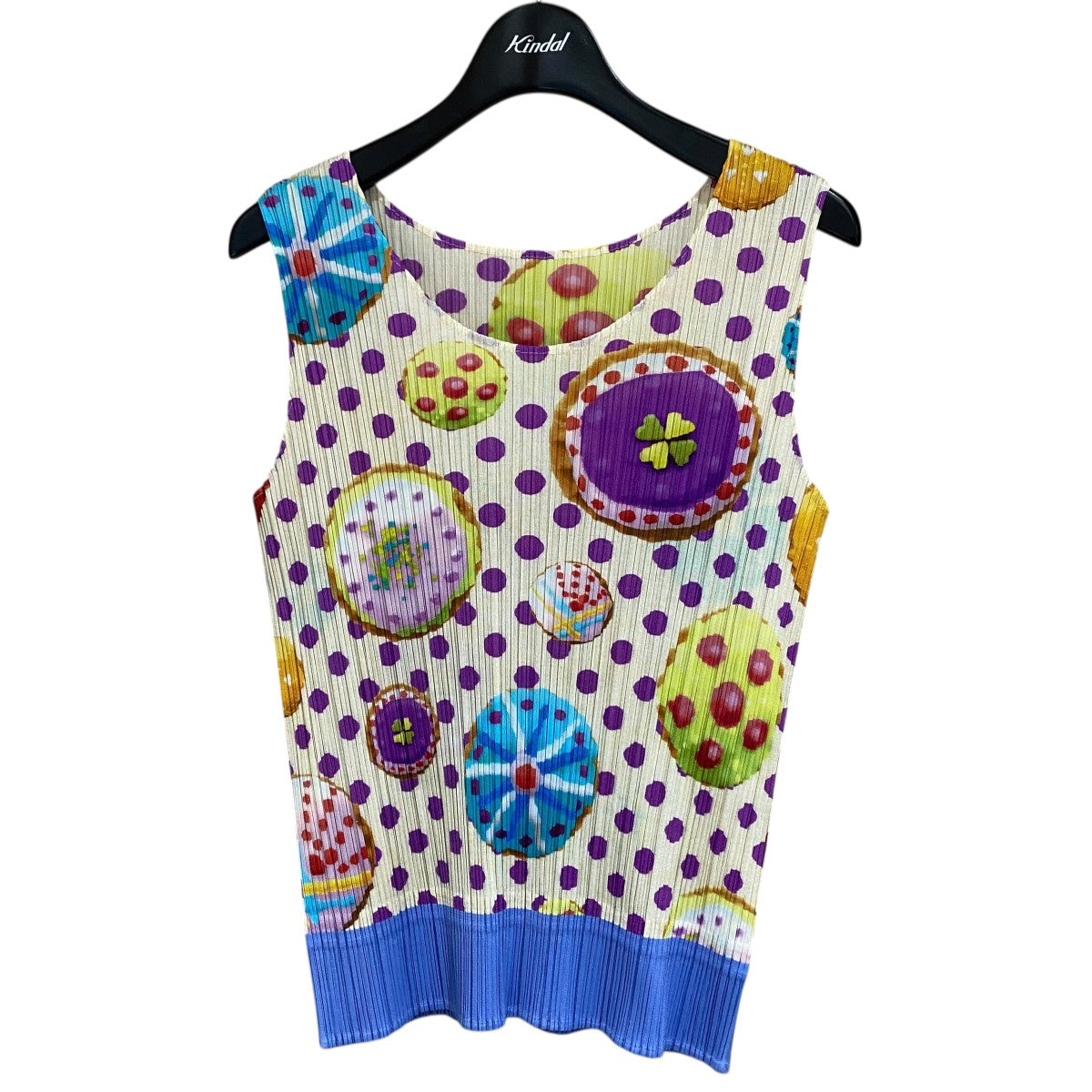 PLEATS PLEASE(プリーツプリーズ) 総柄プリーツタンクトップPP71-JK841