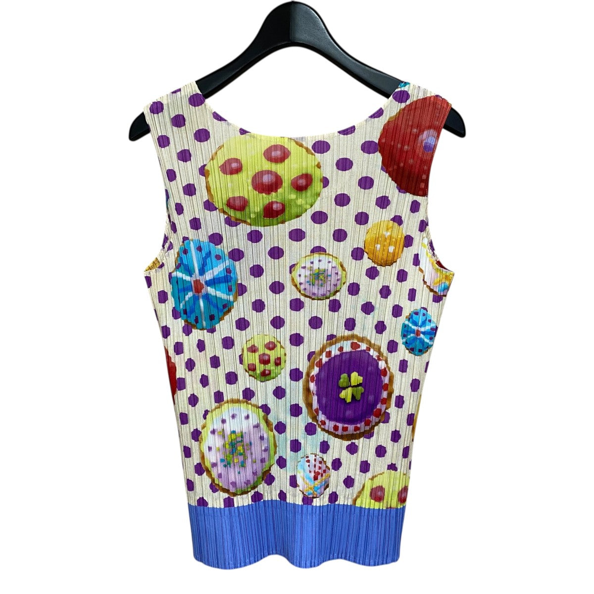 PLEATSPLEASE プリーツプリーズ グラフィック パフェ柄 カットソー PLEATSPLEASE プリーツプリーズ グラフィック パフェ柄 カットソー