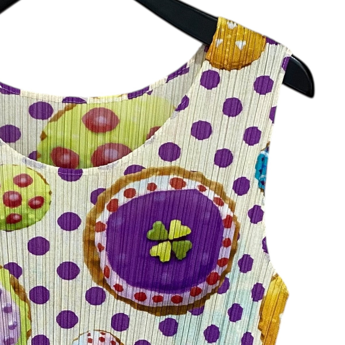 PLEATS PLEASE(プリーツプリーズ) 総柄プリーツタンクトップPP71-JK841