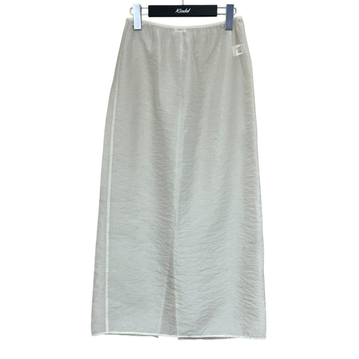 【ほぼ新品未使用】 LOEFF オーガンジースカート　0 LOEFF（ロエフ）の「＜LOEFF＞バックスリット オーガンジー