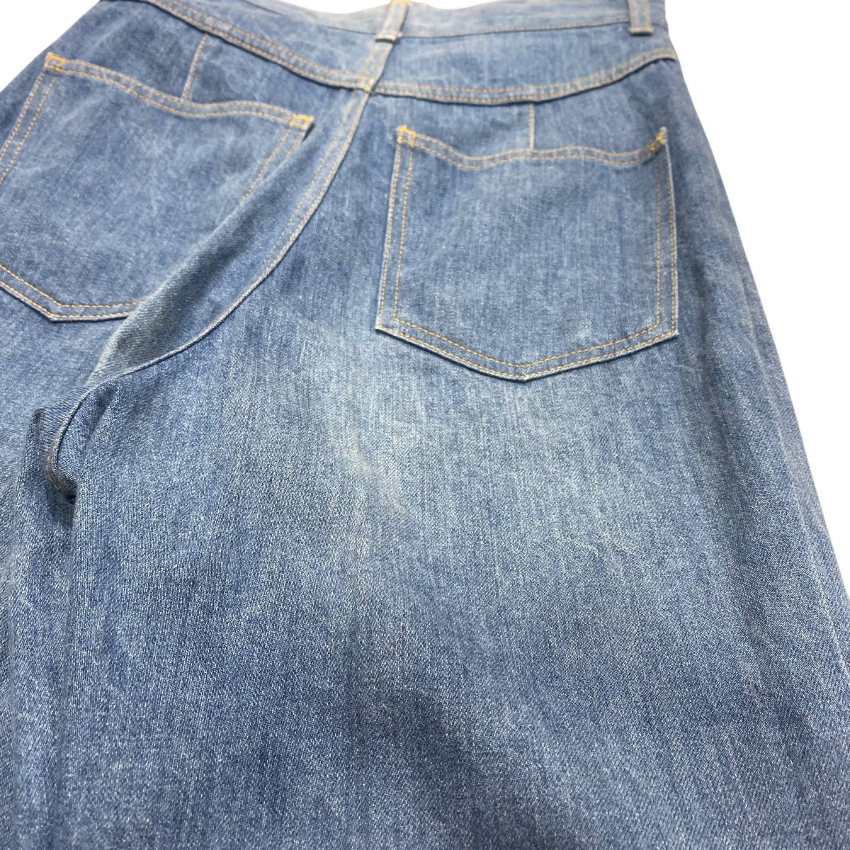 Slit-hem High-rise Wide-leg JeansデニムパンツTA81-FF097