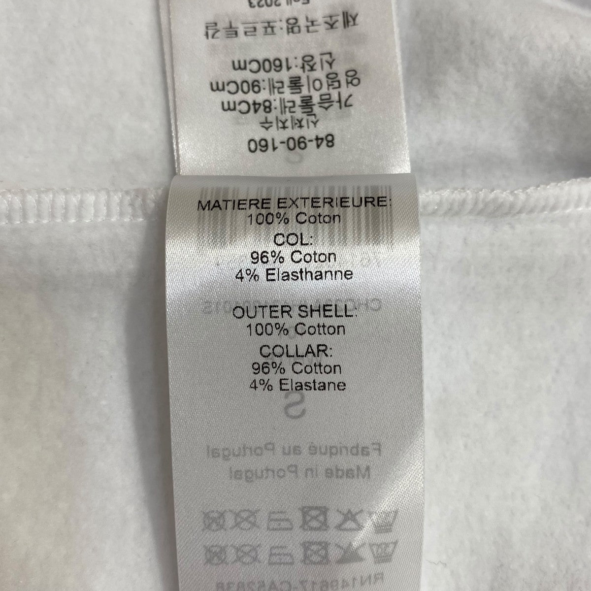 クロエ Chloe 裏起毛Tシャツ CHC23AJH13190101 ホワイト サイズ：S Chloe(クロエ) 裏起毛TシャツCHC23AJH13190101 CHC23AJH13190101
