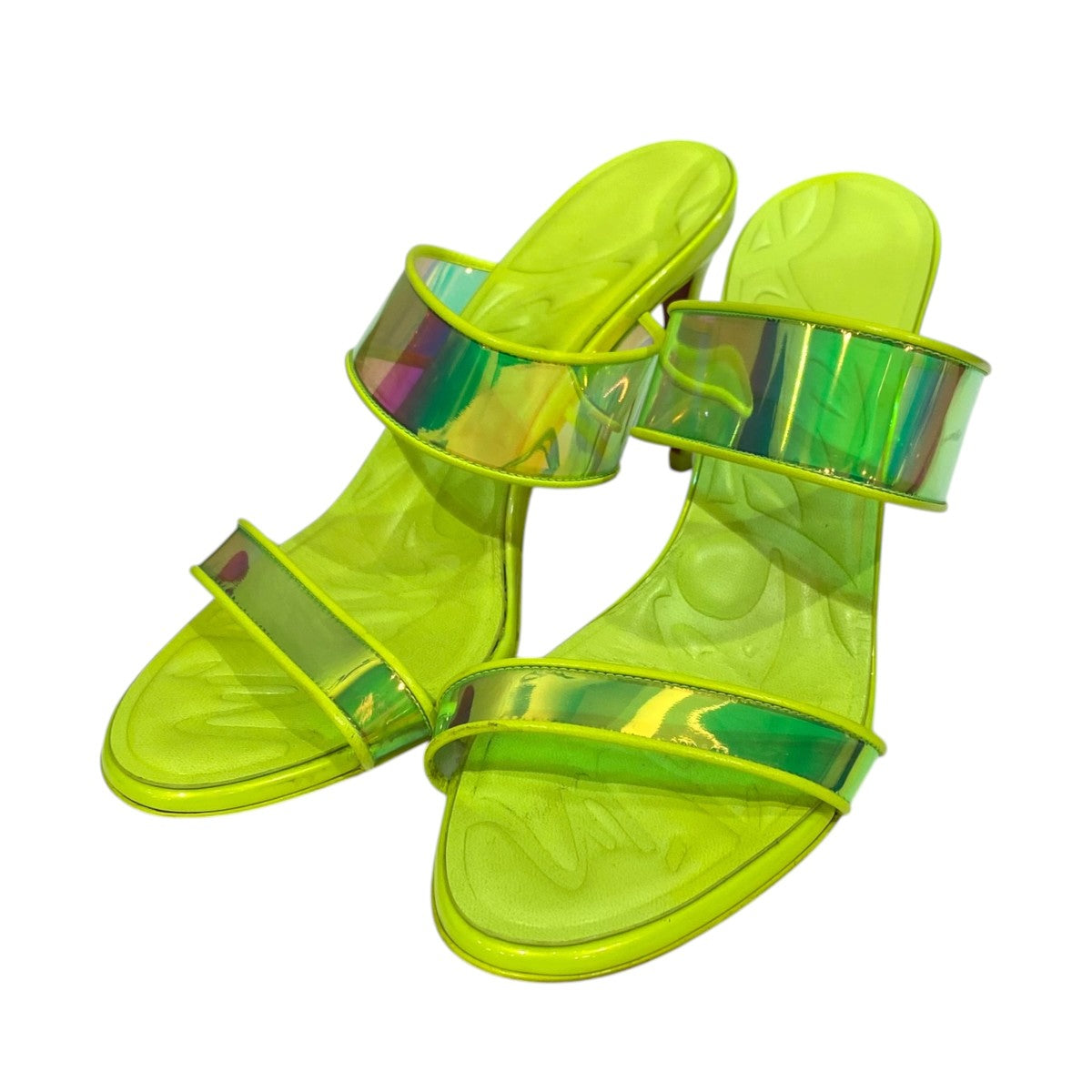 Just Loubi 85 mulesヒールパンプス
