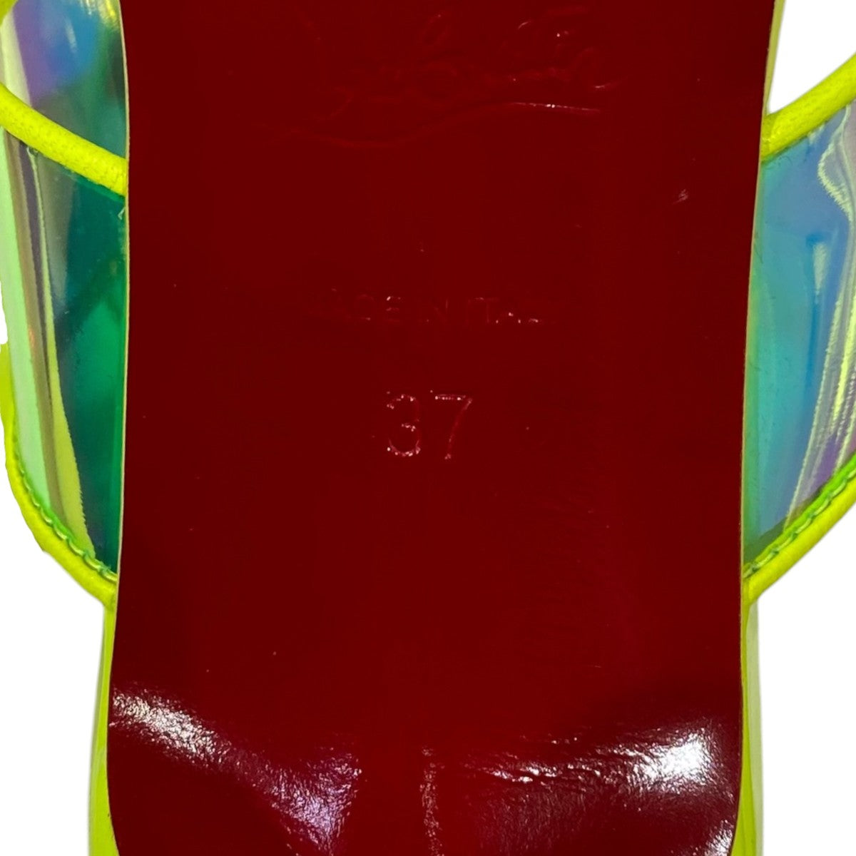 Just Loubi 85 mulesヒールパンプス