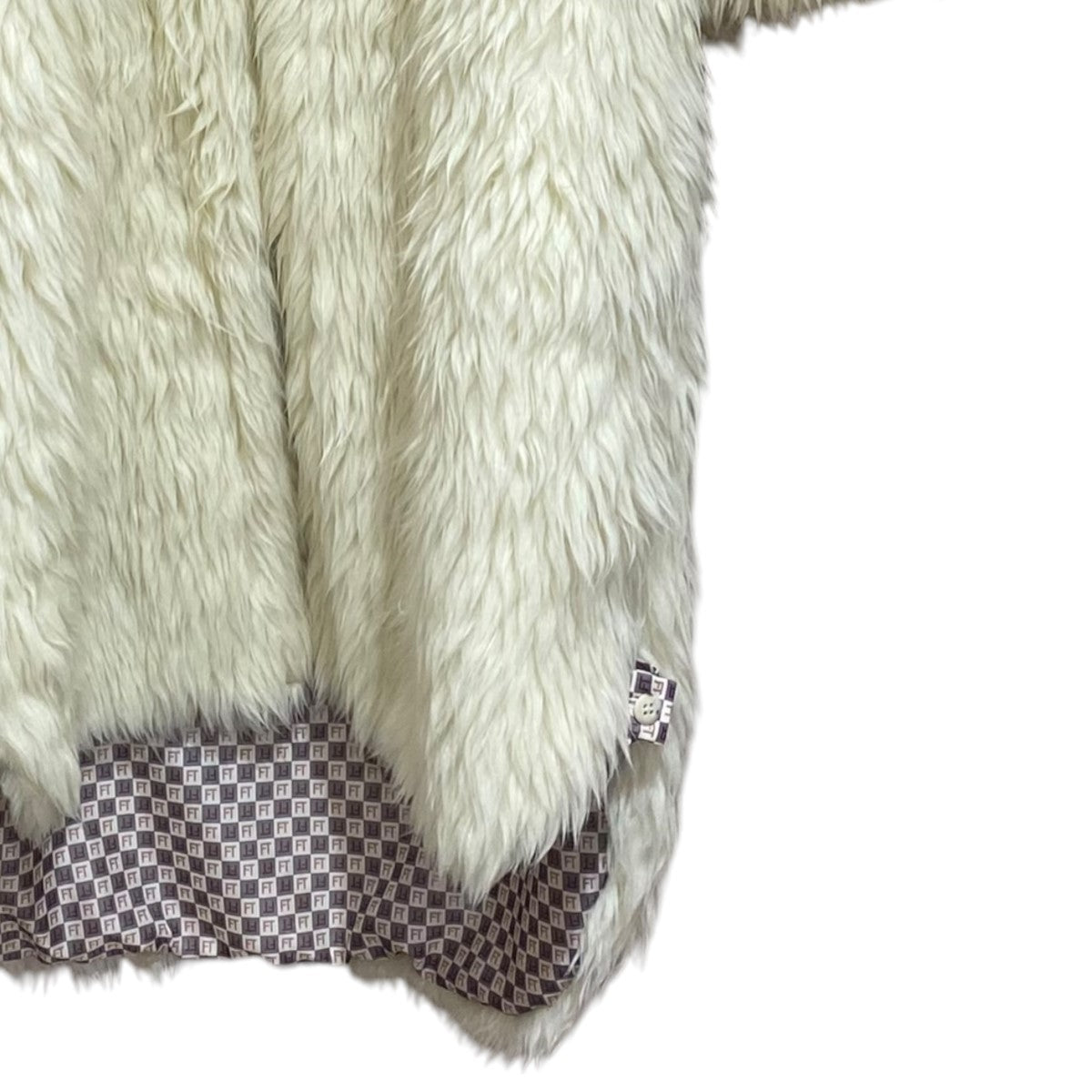 fur hood coat コートF23A-01