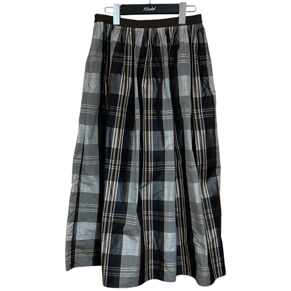 Drawer(ドゥロワー) 23AW ナイロンチェックタックスカート 6524-299
