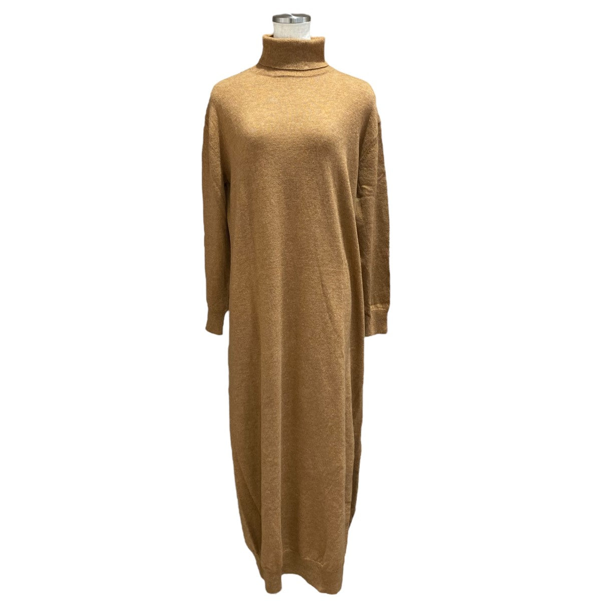 WOOL CASHMERE TURTLE MAXI ONE PIECE1626-119-2783