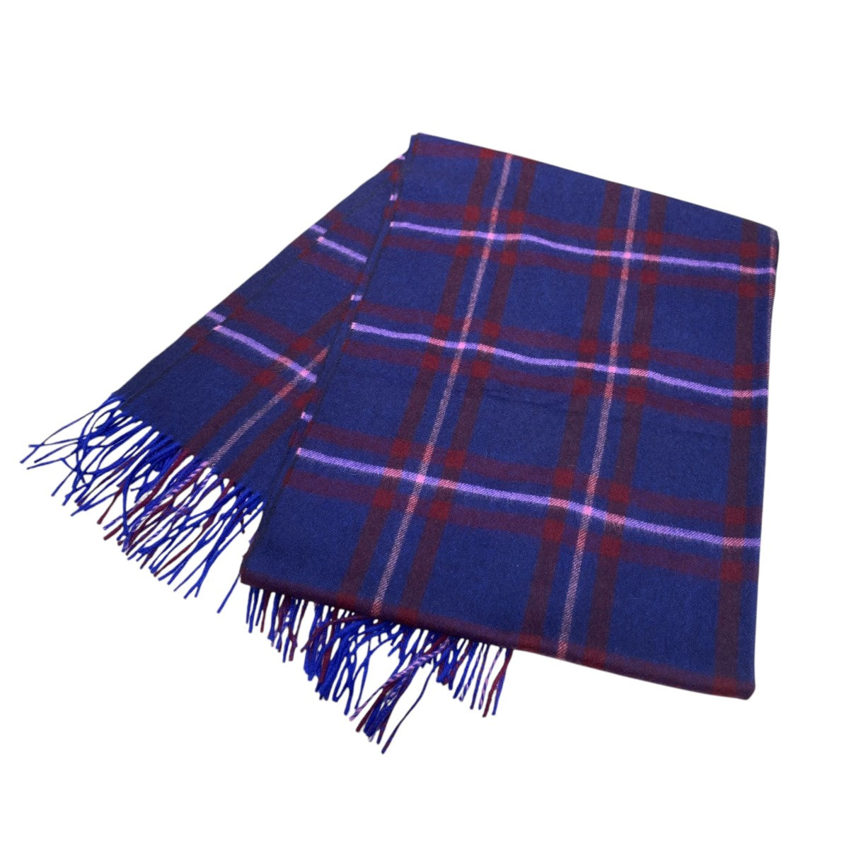 チェックcashmere stole