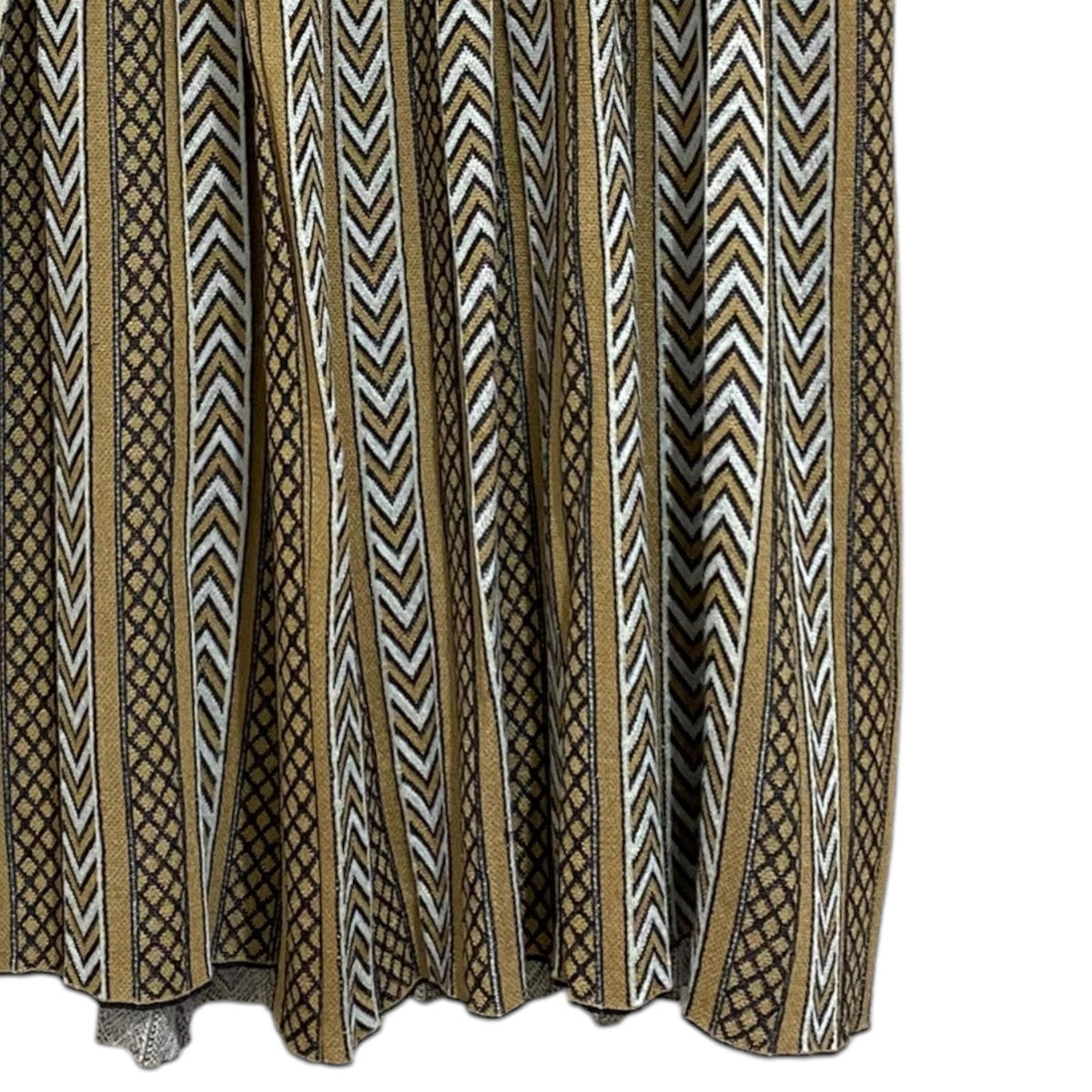 スカートMM20FW-KN016 Pleated Knitted Skirt