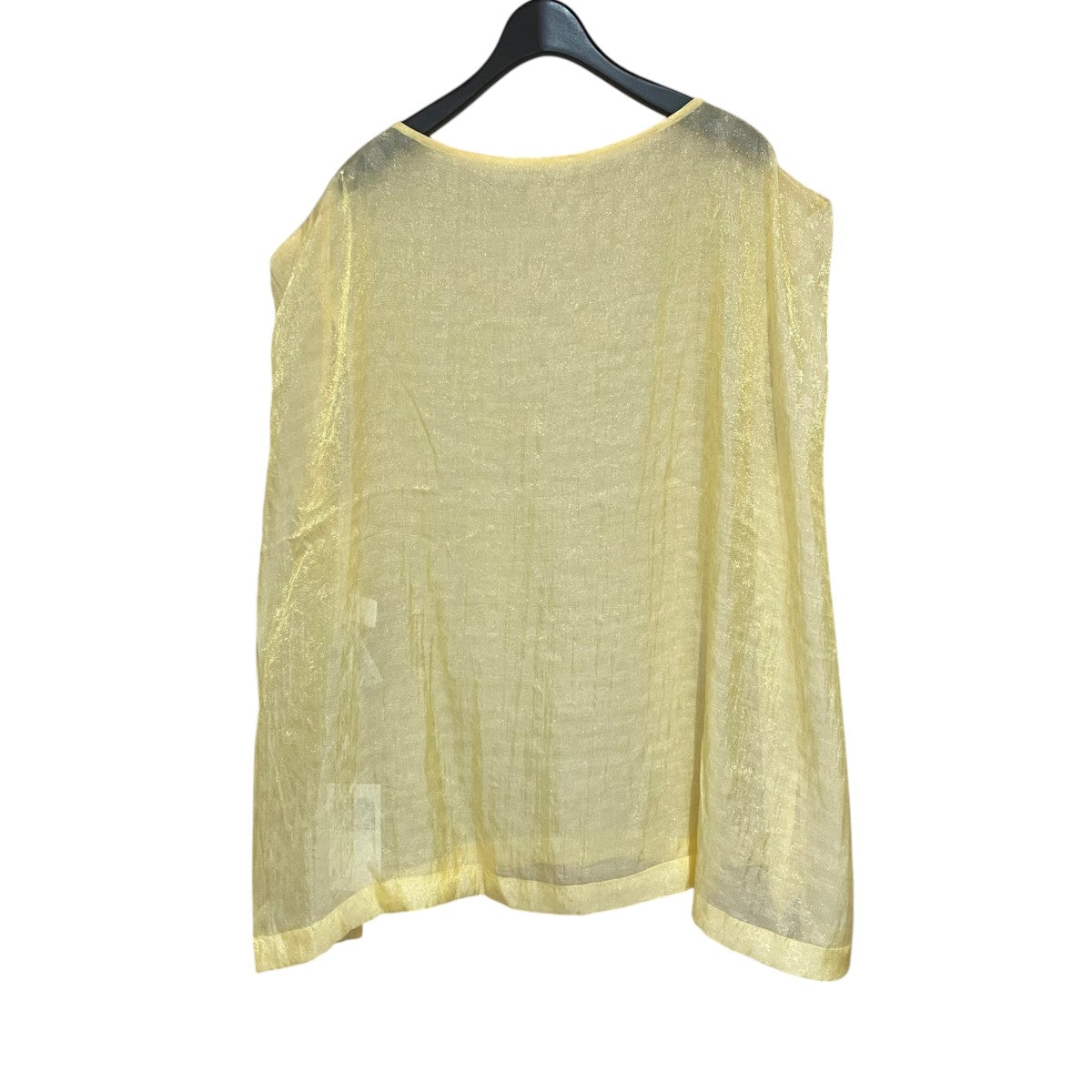 Silk Nylon Floral Jacqard Sheer TopMM21SS-SH021