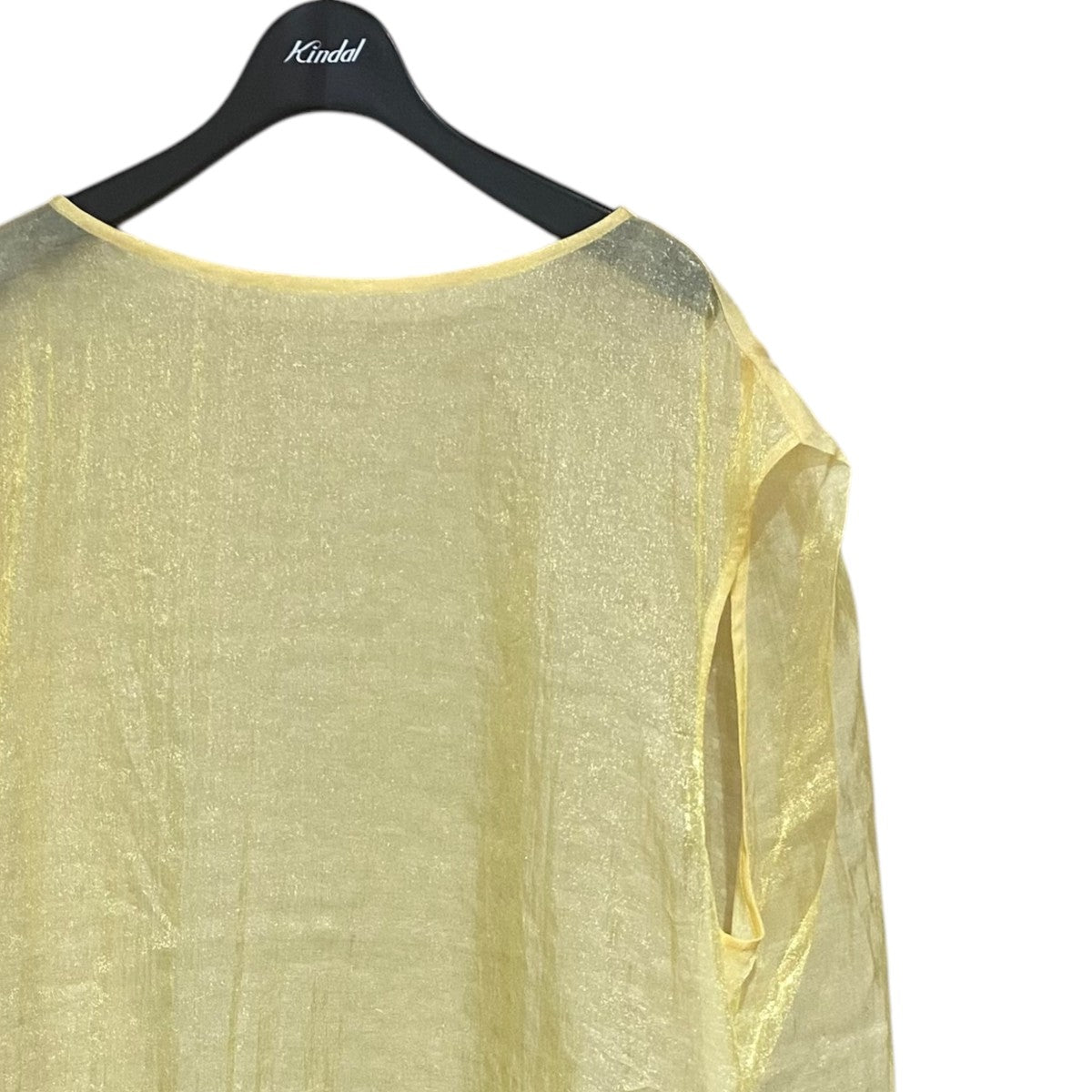 Silk Nylon Floral Jacqard Sheer TopMM21SS-SH021