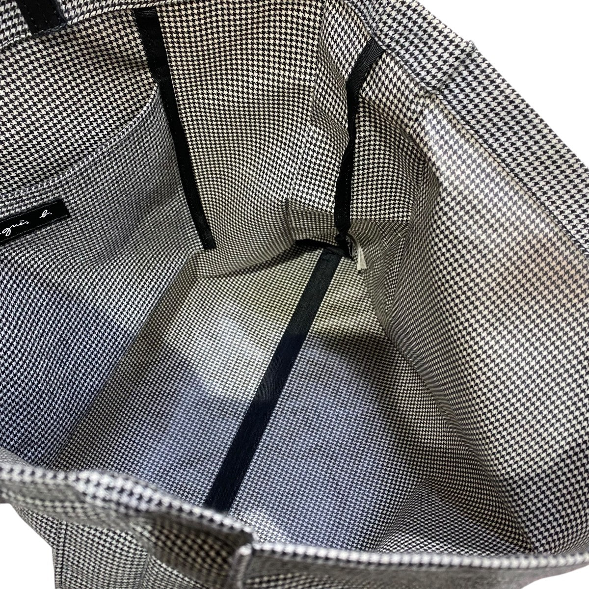 【agnes b.】アニエスベー TAX04−01 チェックトートバッグ agnes b.】アニエスベー TAX04−01 チェックトートバッグ (Agnes