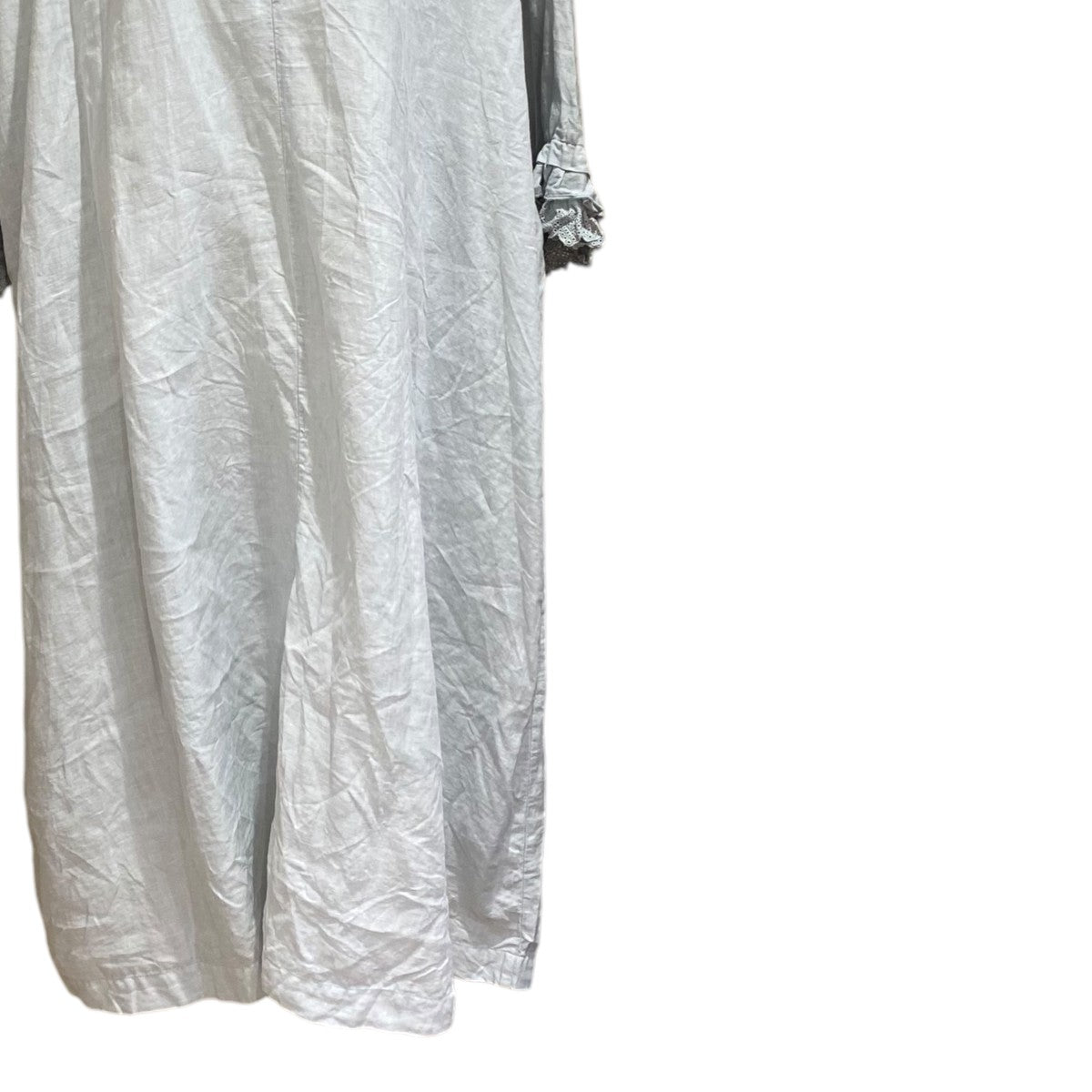 nest Robe(ネストローブ) 25SSリネン備長炭染めレイヤードフリル