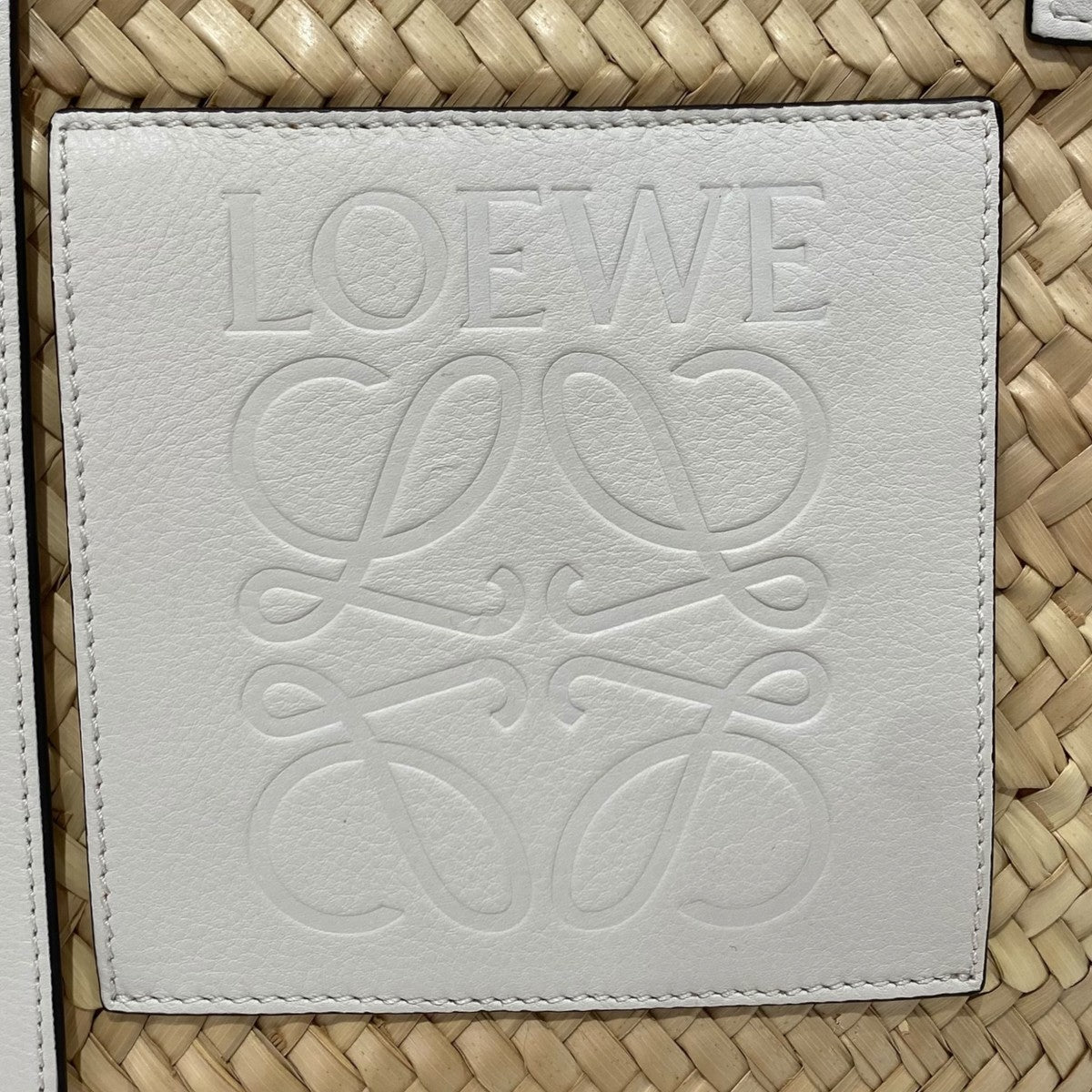 LOEWE(ロエベ) トートバッグバケットスモール ラフィア バケット